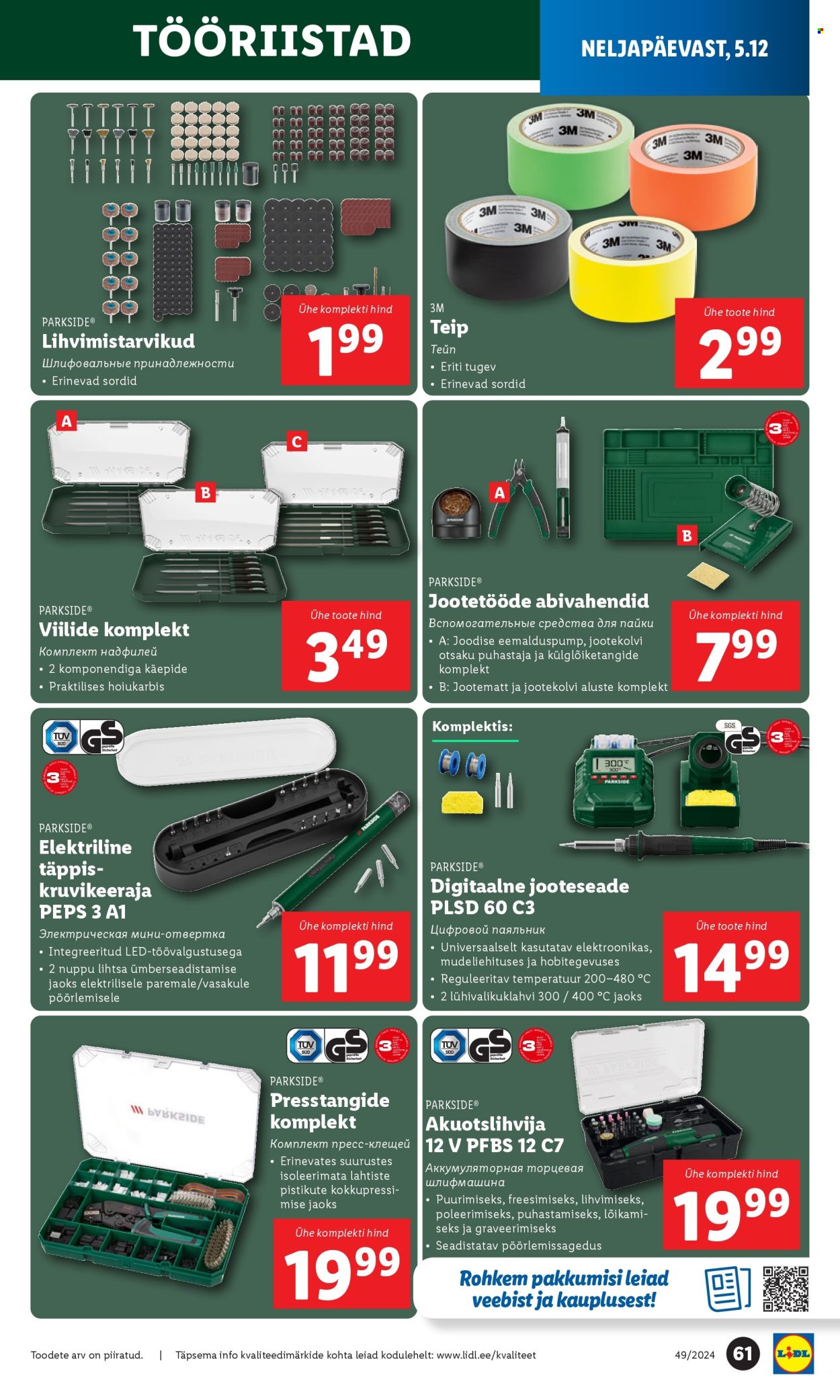 Lidl kliendileht - 05.12.2024 - 08.12.2024. Lehekülg 61