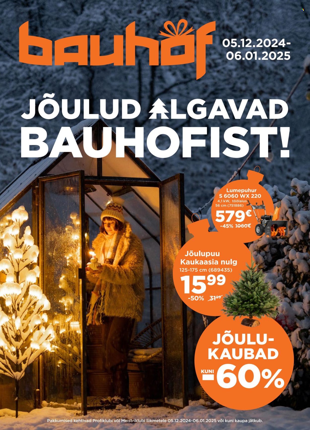 Bauhof kliendileht - 05.12.2024 - 06.01.2025. Lehekülg 1