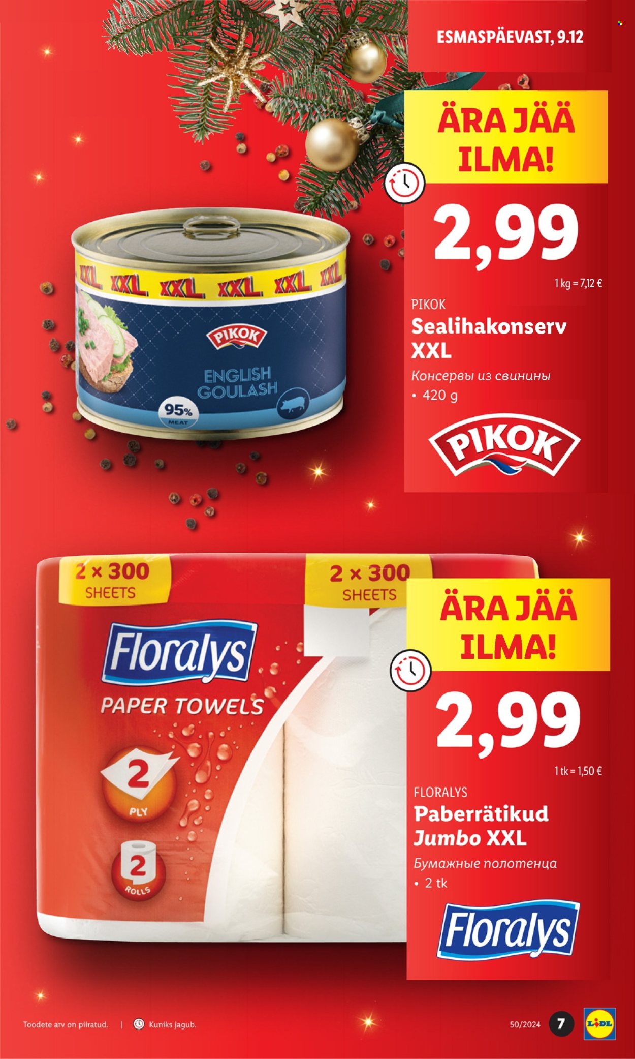 Lidl kliendileht - 09.12.2024 - 15.12.2024. Lehekülg 7
