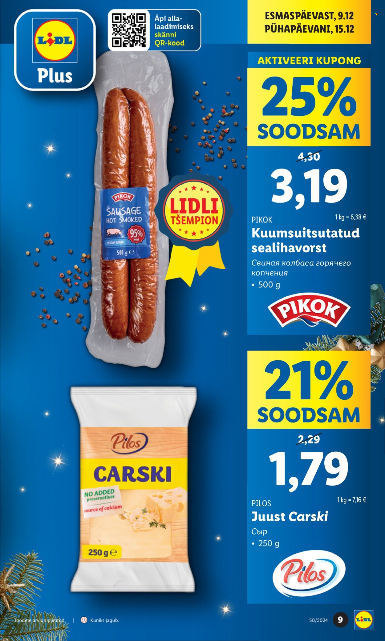 Lidl kliendileht - 09.12.2024 - 15.12.2024. Lehekülg 9