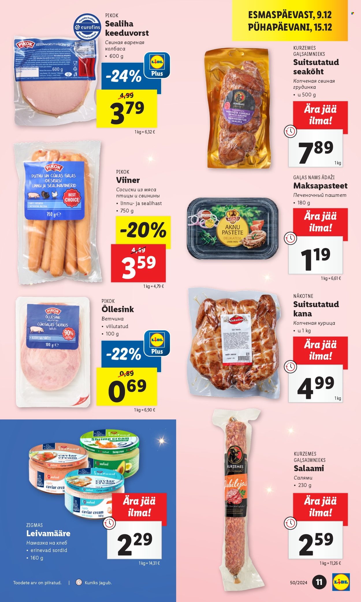 Lidl kliendileht - 09.12.2024 - 15.12.2024. Lehekülg 11