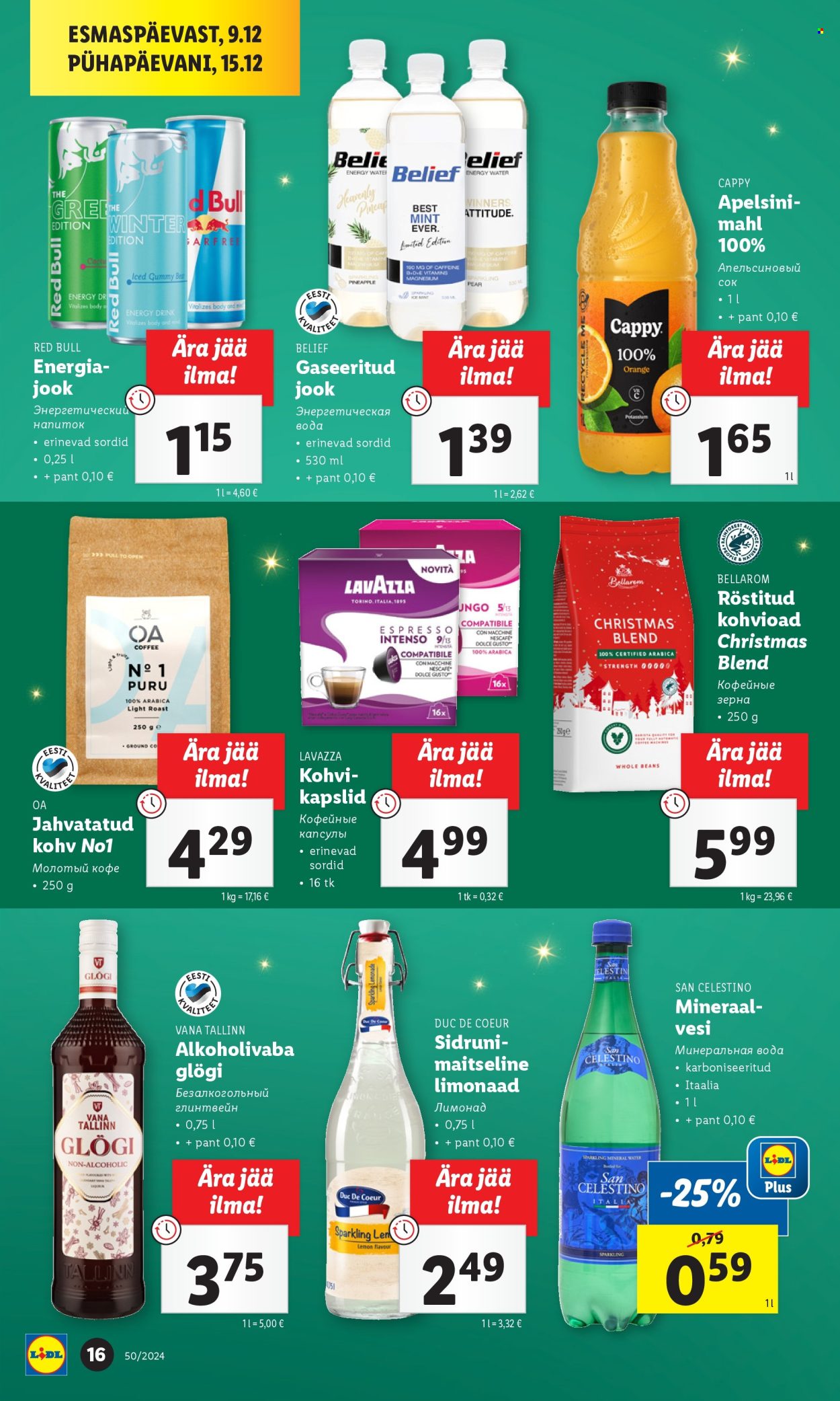 Lidl kliendileht - 09.12.2024 - 15.12.2024. Lehekülg 16