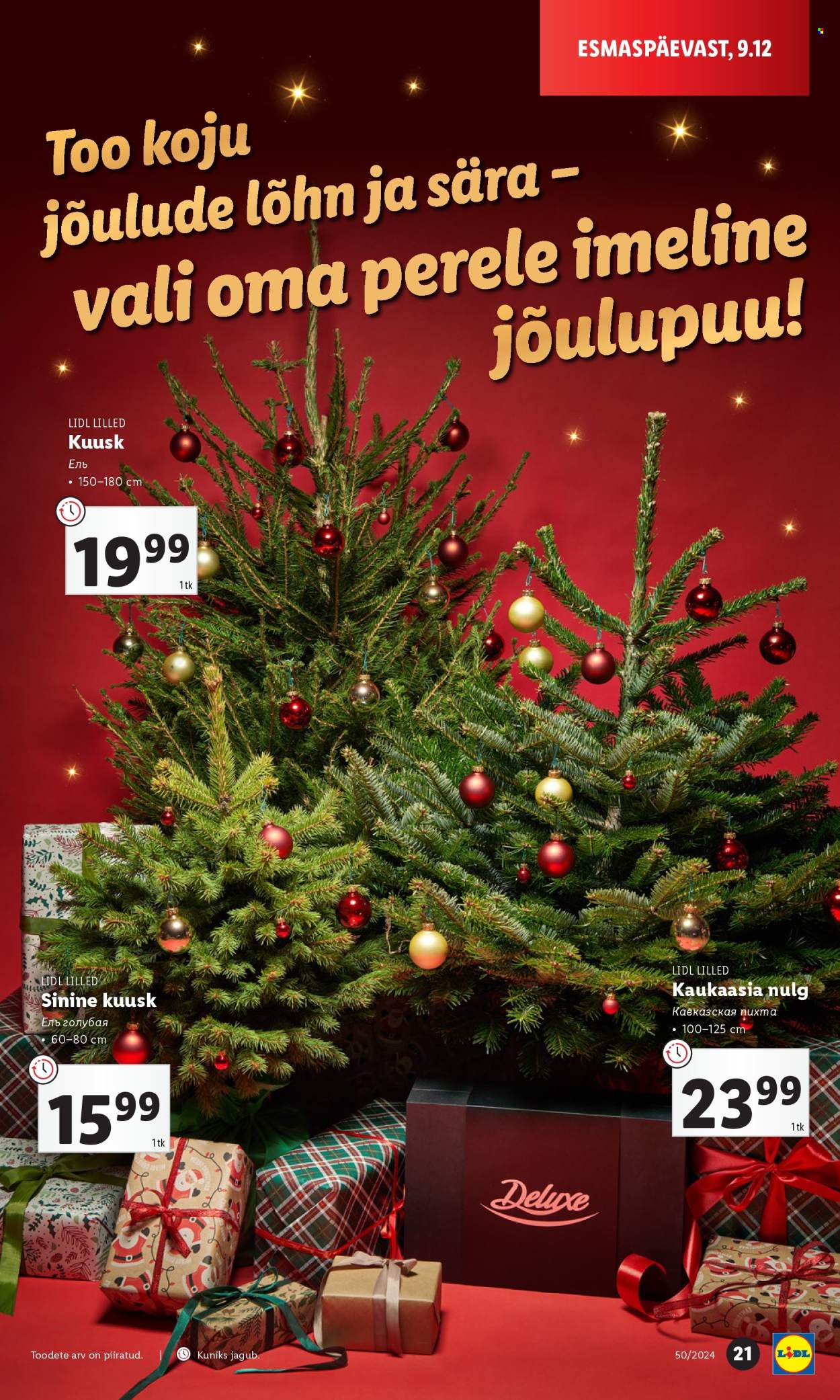 Lidl kliendileht - 09.12.2024 - 15.12.2024. Lehekülg 21