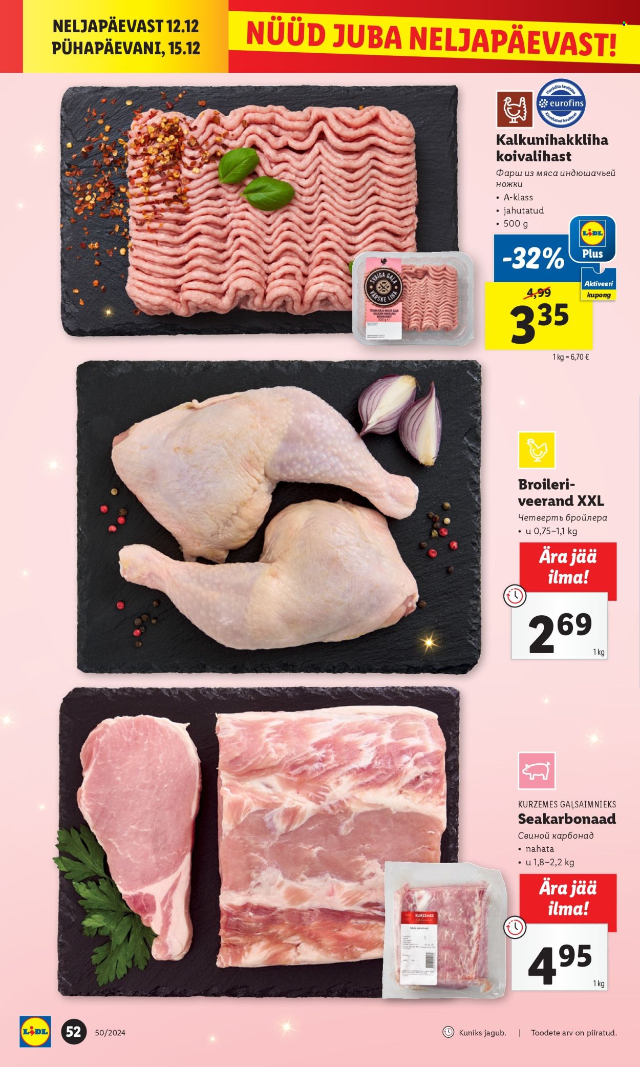 Lidl kliendileht - 09.12.2024 - 15.12.2024. Lehekülg 52