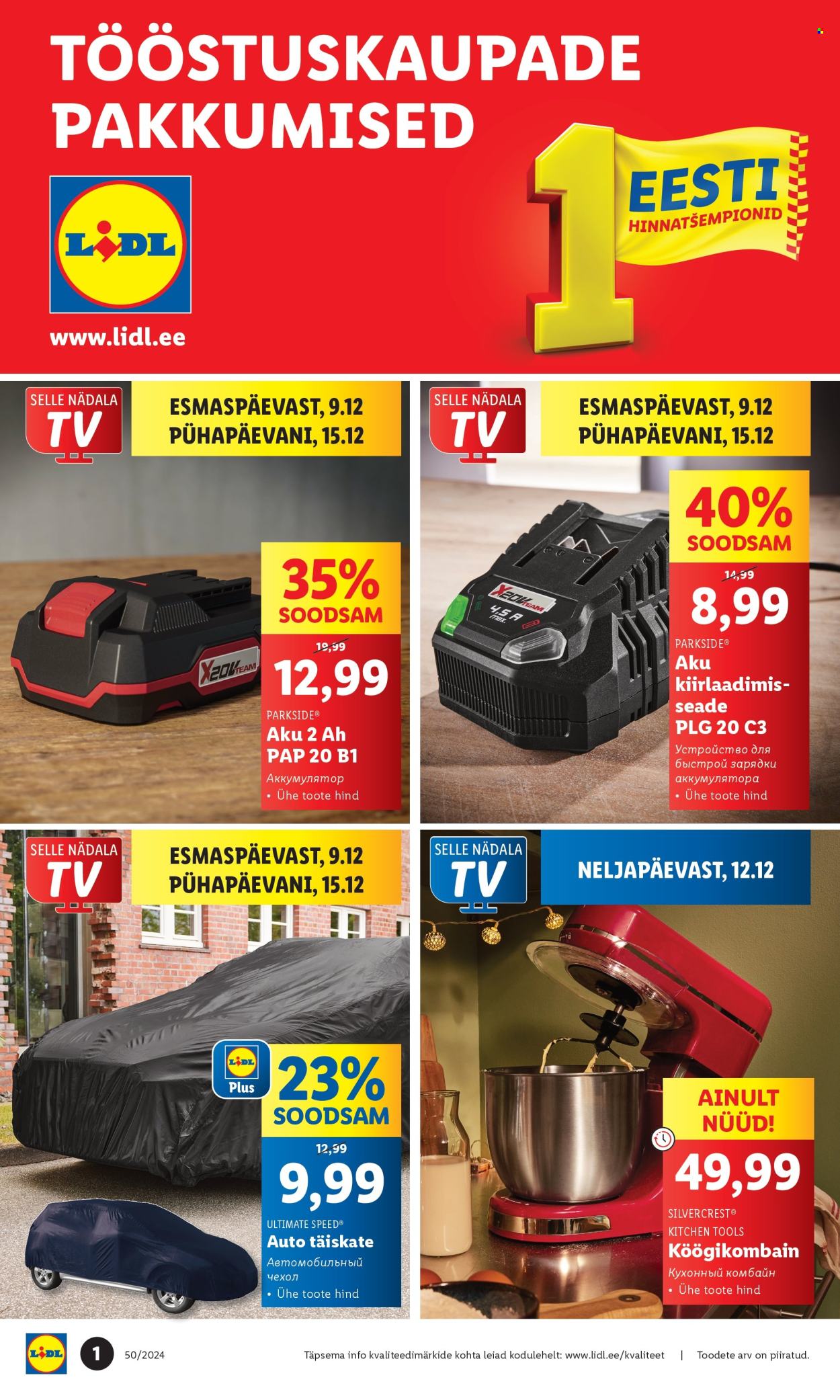Lidl kliendileht - 09.12.2024 - 15.12.2024. Lehekülg 1