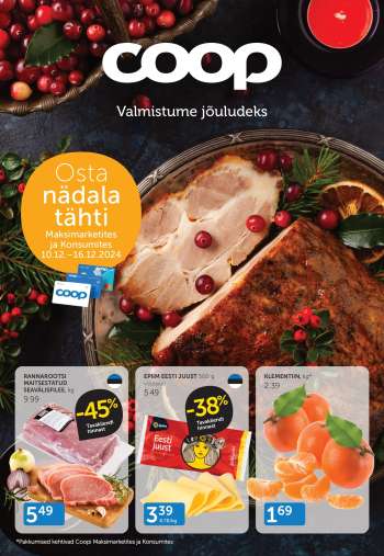Kaupluse Coop kliendileht - 10.12.2024 - 16.12.2024.