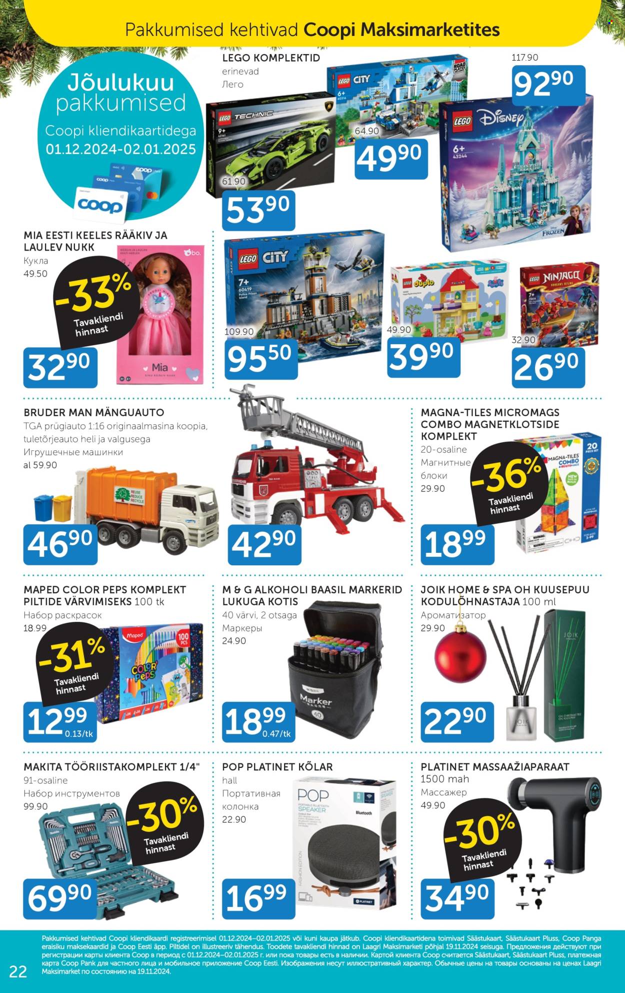 Coop kliendileht - 10.12.2024 - 16.12.2024. Lehekülg 22