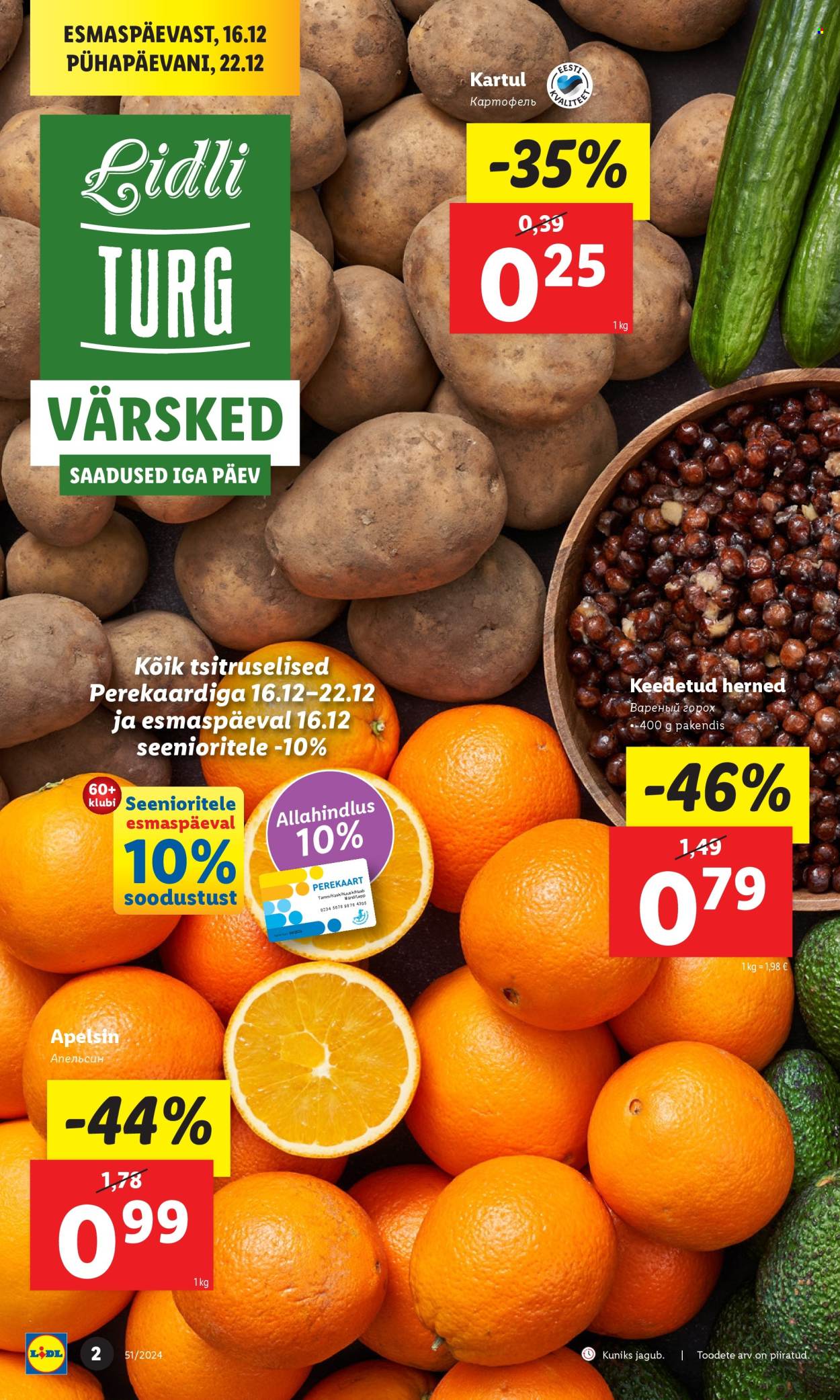 Lidl kliendileht - 16.12.2024 - 23.12.2024. Lehekülg 2