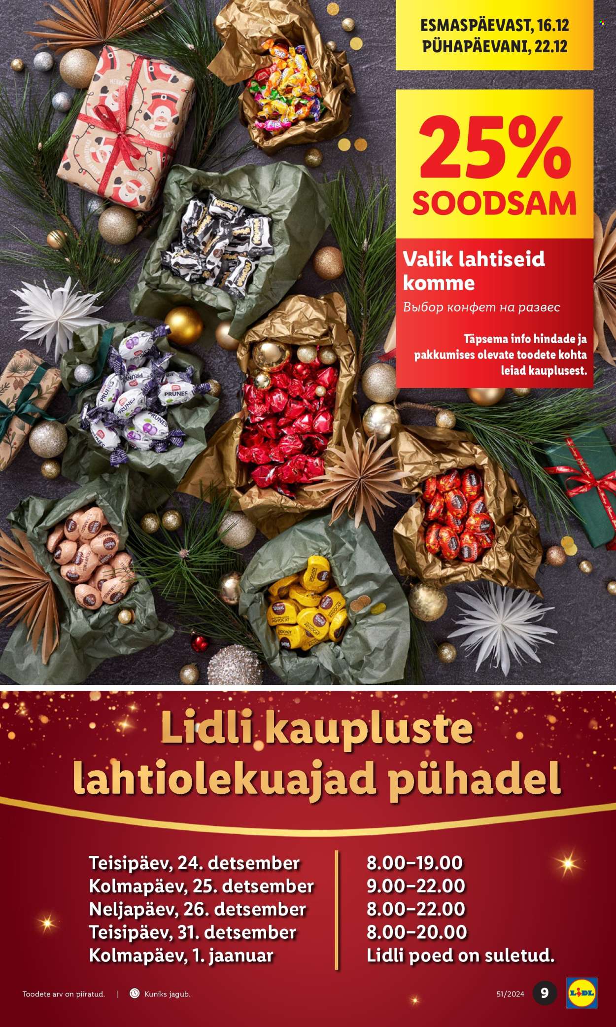 Lidl kliendileht - 16.12.2024 - 23.12.2024. Lehekülg 9