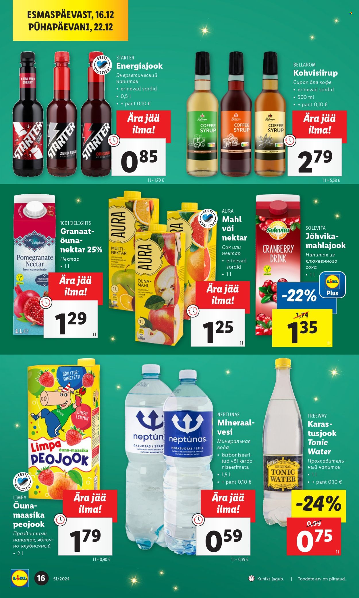 Lidl kliendileht - 16.12.2024 - 23.12.2024. Lehekülg 16