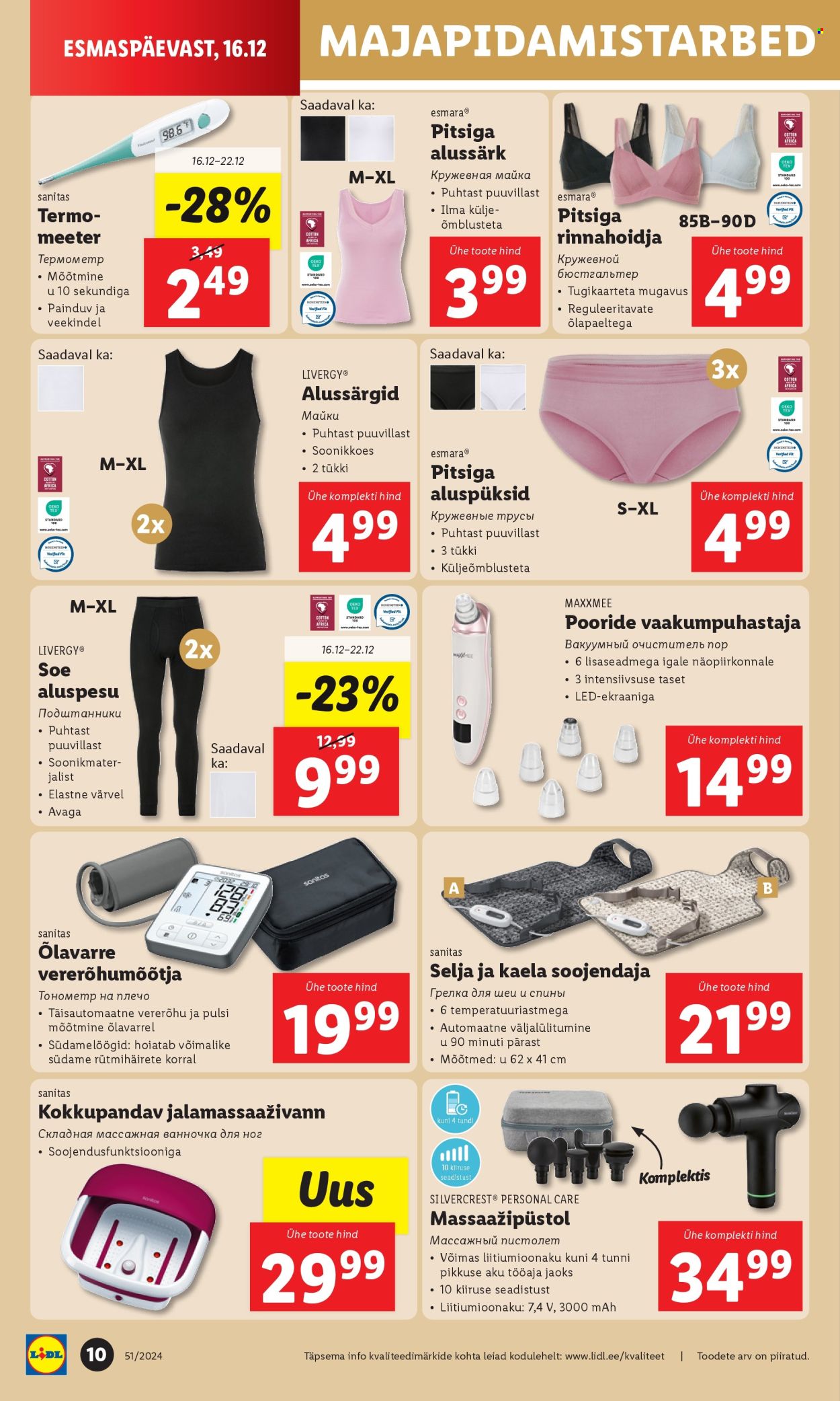 Lidl kliendileht - 16.12.2024 - 22.12.2024. Lehekülg 10