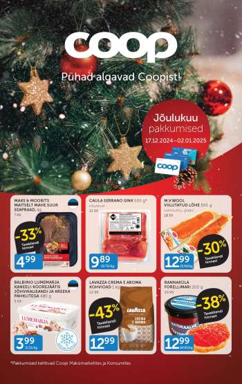 Kaupluse Coop kliendileht - 17.12.2024 - 26.12.2024.