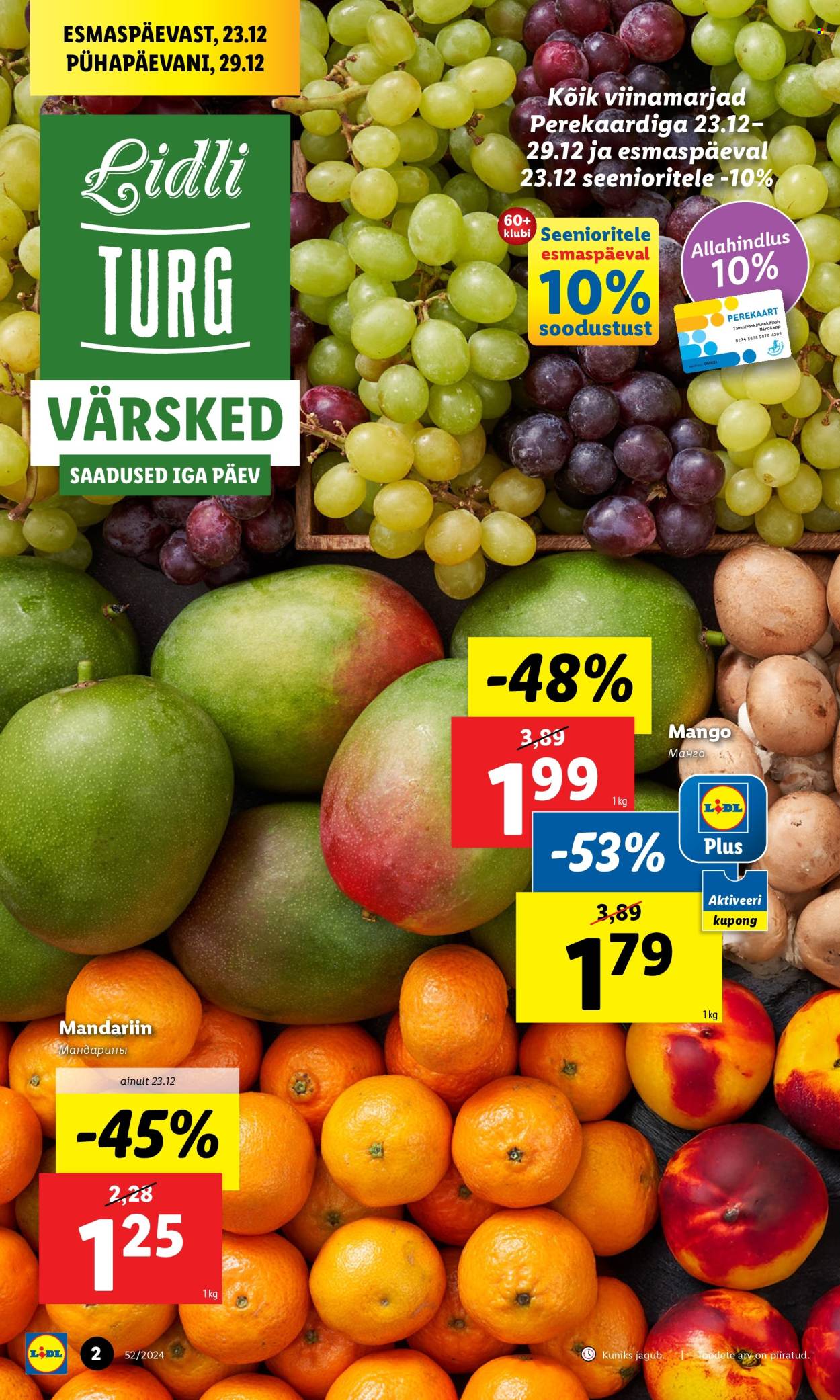 Lidl kliendileht - 23.12.2024 - 29.12.2024. Lehekülg 2