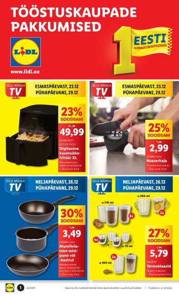 Kaupluse Lidl kliendileht - 23.12.2024 - 29.12.2024.