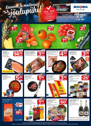 Kaupluse Maxima kliendileht - 23.12.2024 - 29.12.2024.