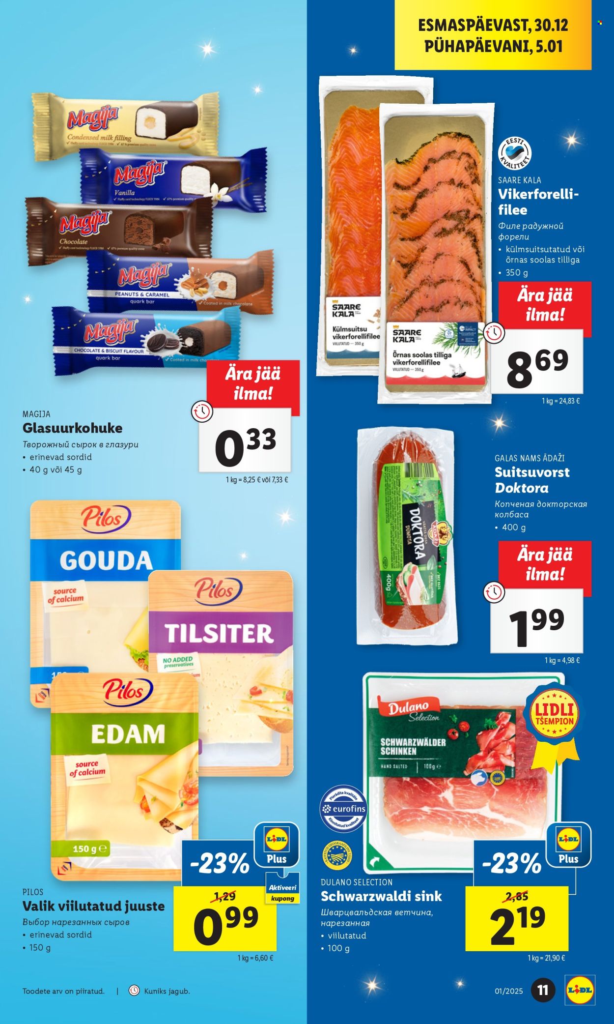 Lidl kliendileht - 30.12.2024 - 05.01.2025. Lehekülg 11