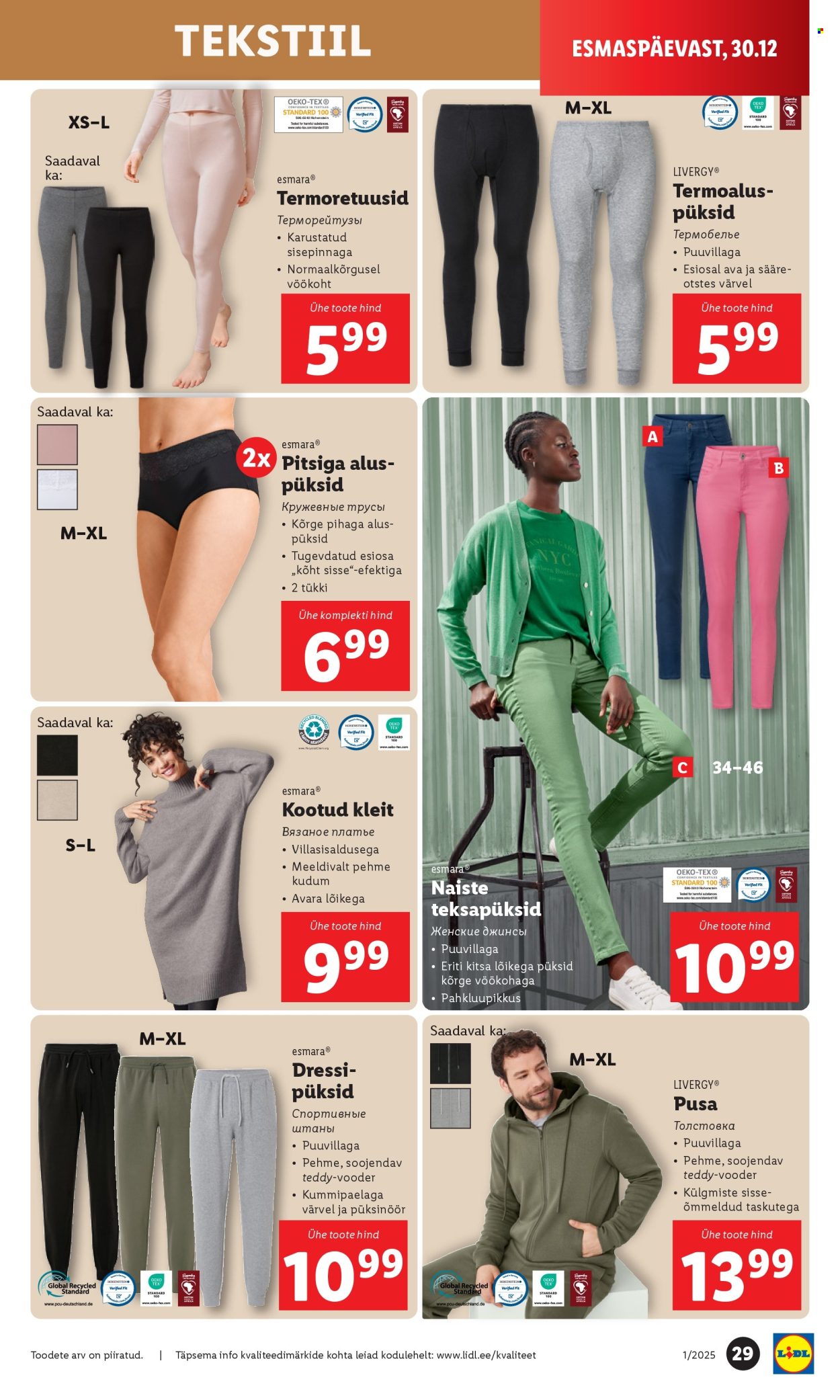 Lidl kliendileht - 30.12.2024 - 05.01.2025. Lehekülg 29