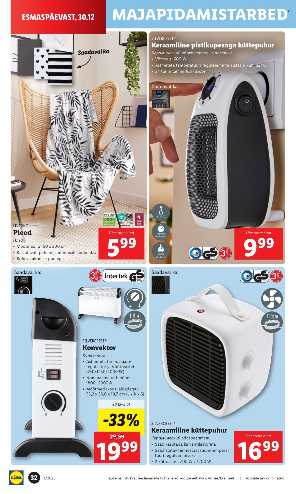 Lidl kliendileht - 30.12.2024 - 05.01.2025. Lehekülg 32