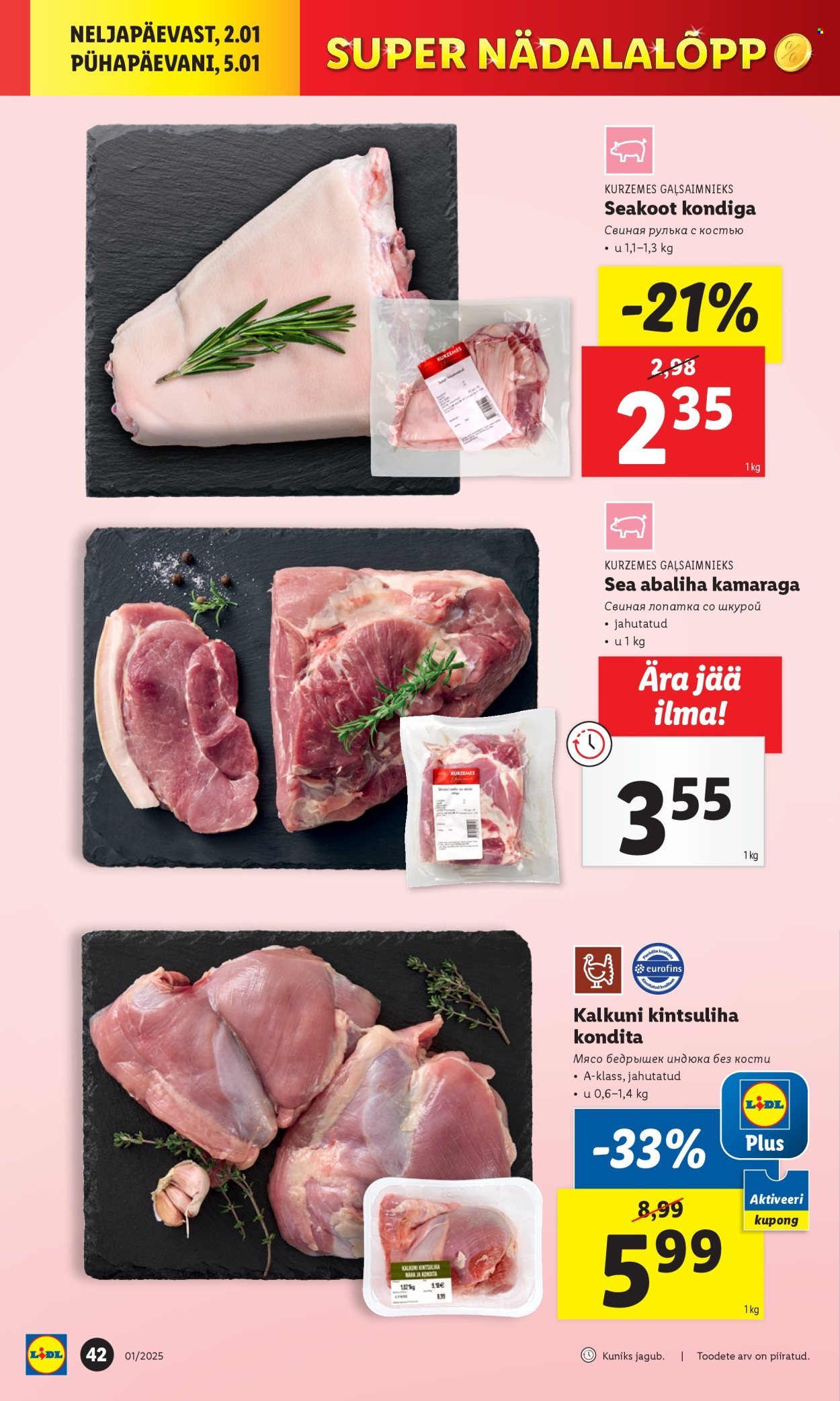 Lidl kliendileht - 30.12.2024 - 05.01.2025. Lehekülg 42
