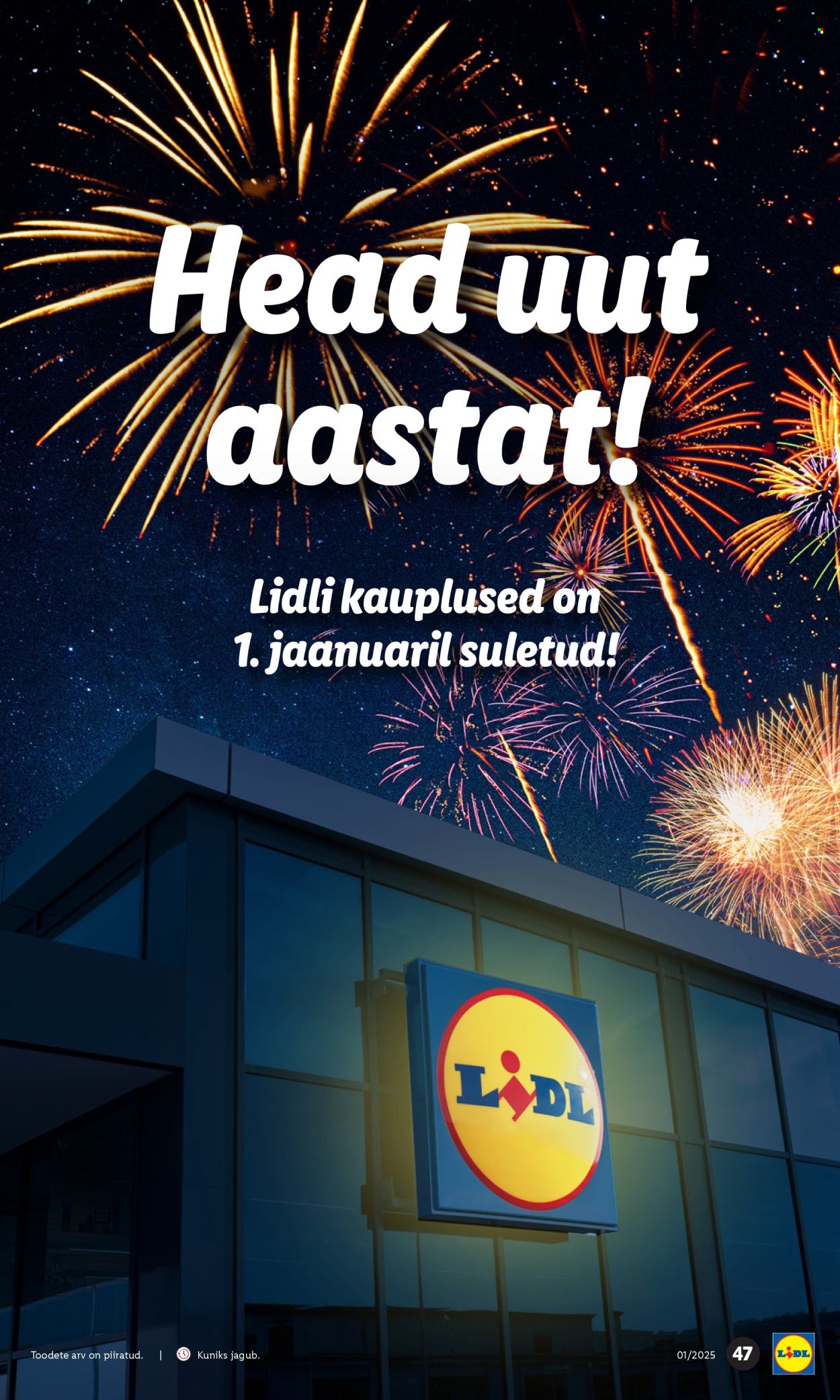 Lidl kliendileht - 30.12.2024 - 05.01.2025. Lehekülg 47