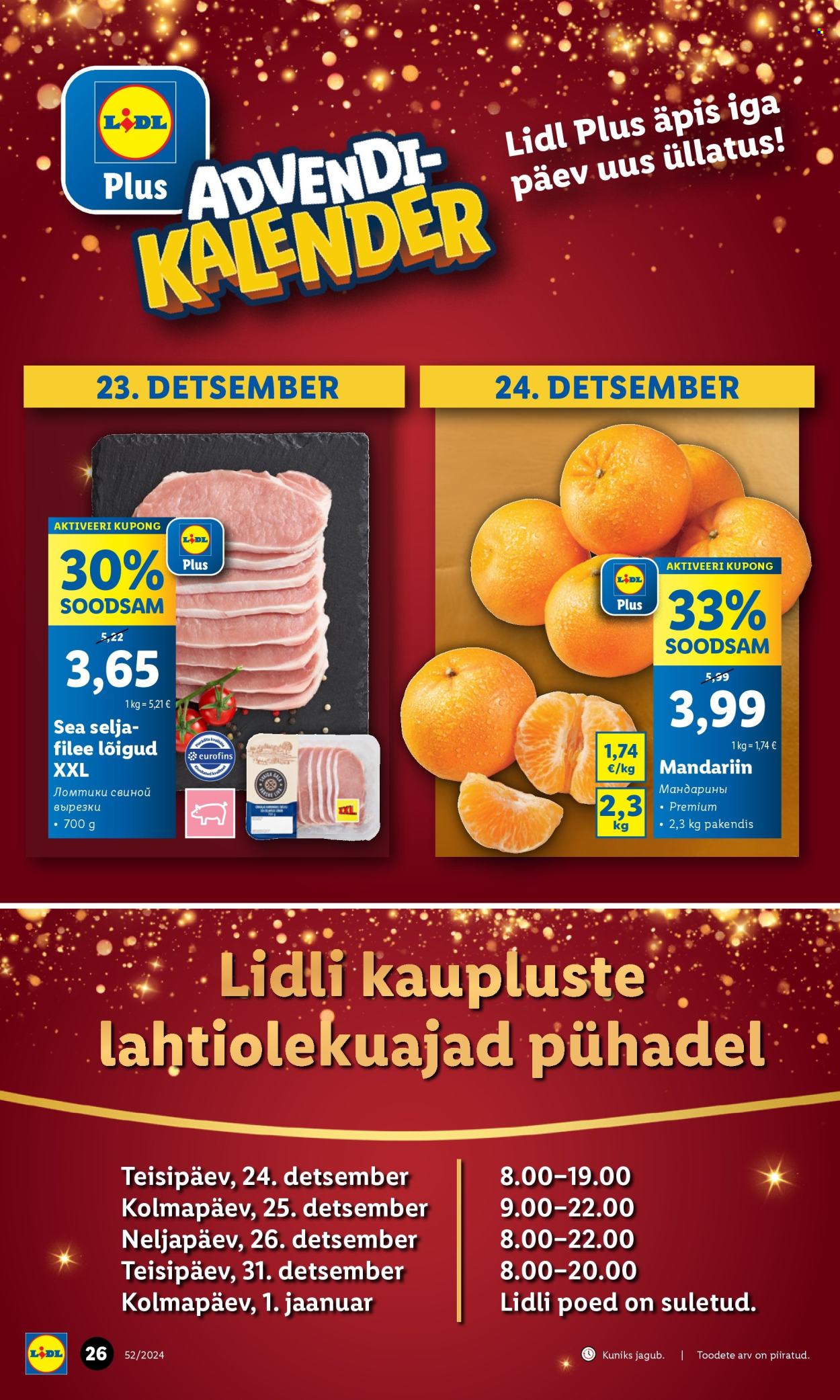 Lidl kliendileht - 26.12.2024 - 29.12.2024. Lehekülg 26
