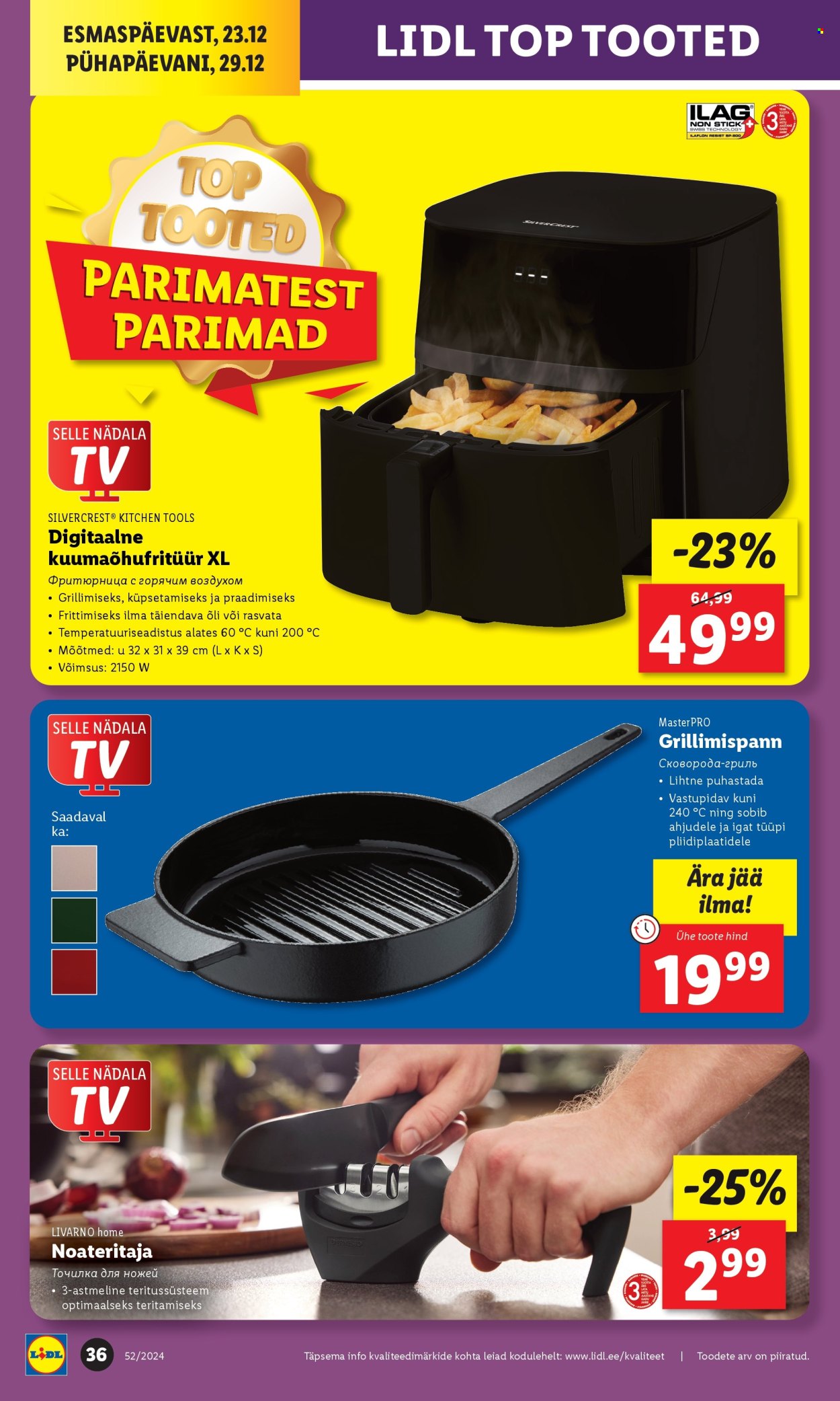 Lidl kliendileht - 26.12.2024 - 29.12.2024. Lehekülg 36
