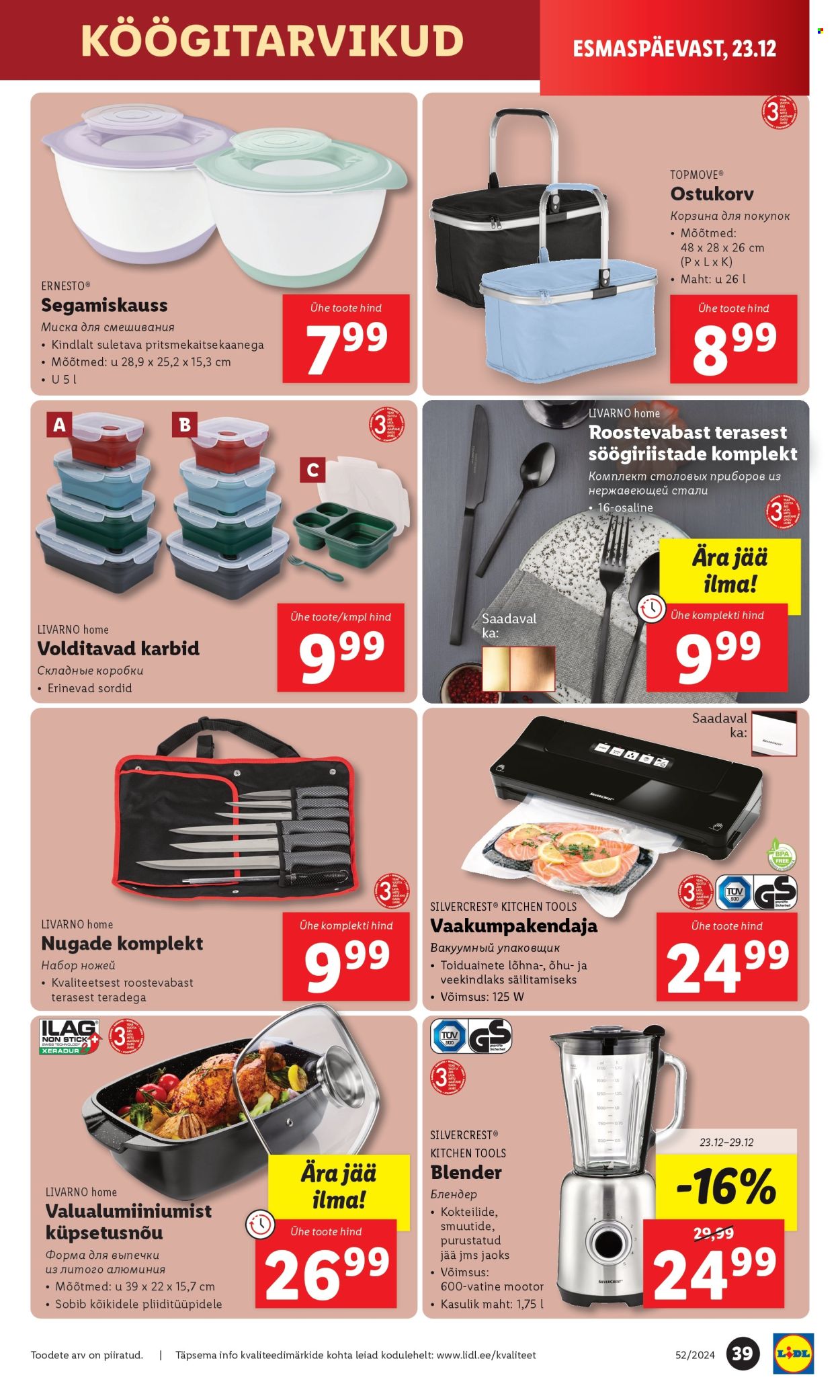 Lidl kliendileht - 26.12.2024 - 29.12.2024. Lehekülg 39