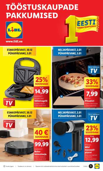 Kaupluse Lidl kliendileht - 30.12.2024 - 05.01.2025.