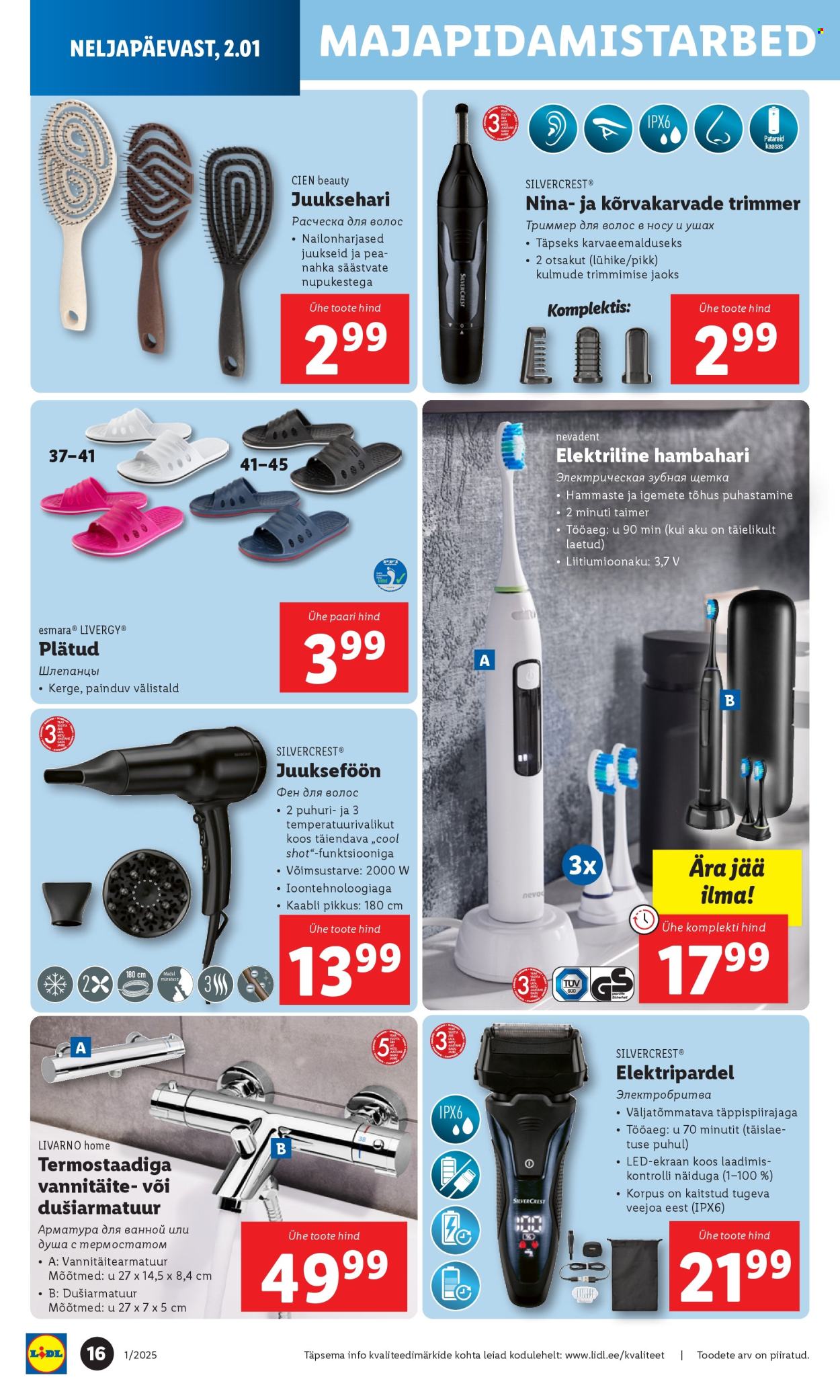 Lidl kliendileht - 30.12.2024 - 05.01.2025. Lehekülg 16