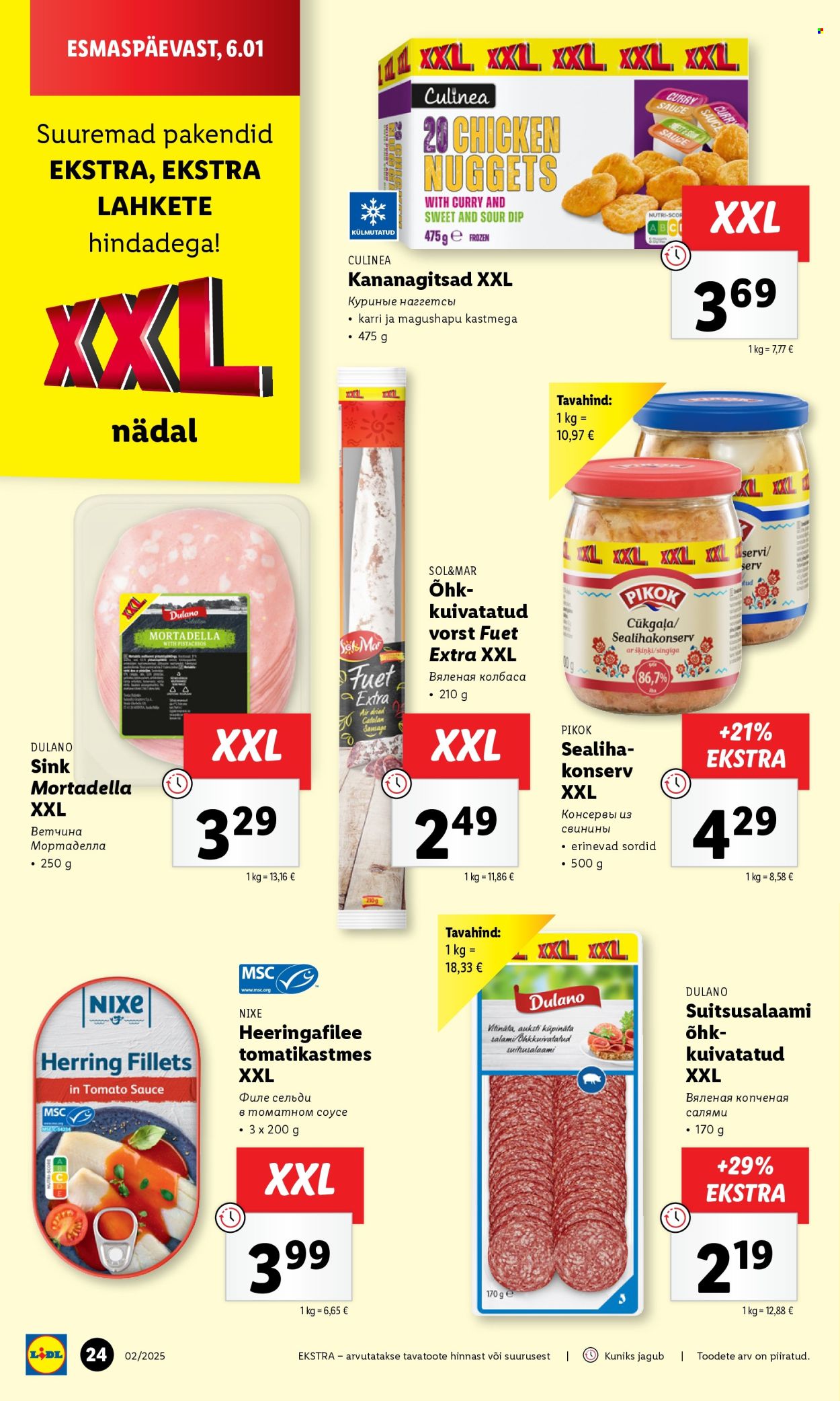 Lidl kliendileht - 06.01.2025 - 12.01.2025. Lehekülg 24