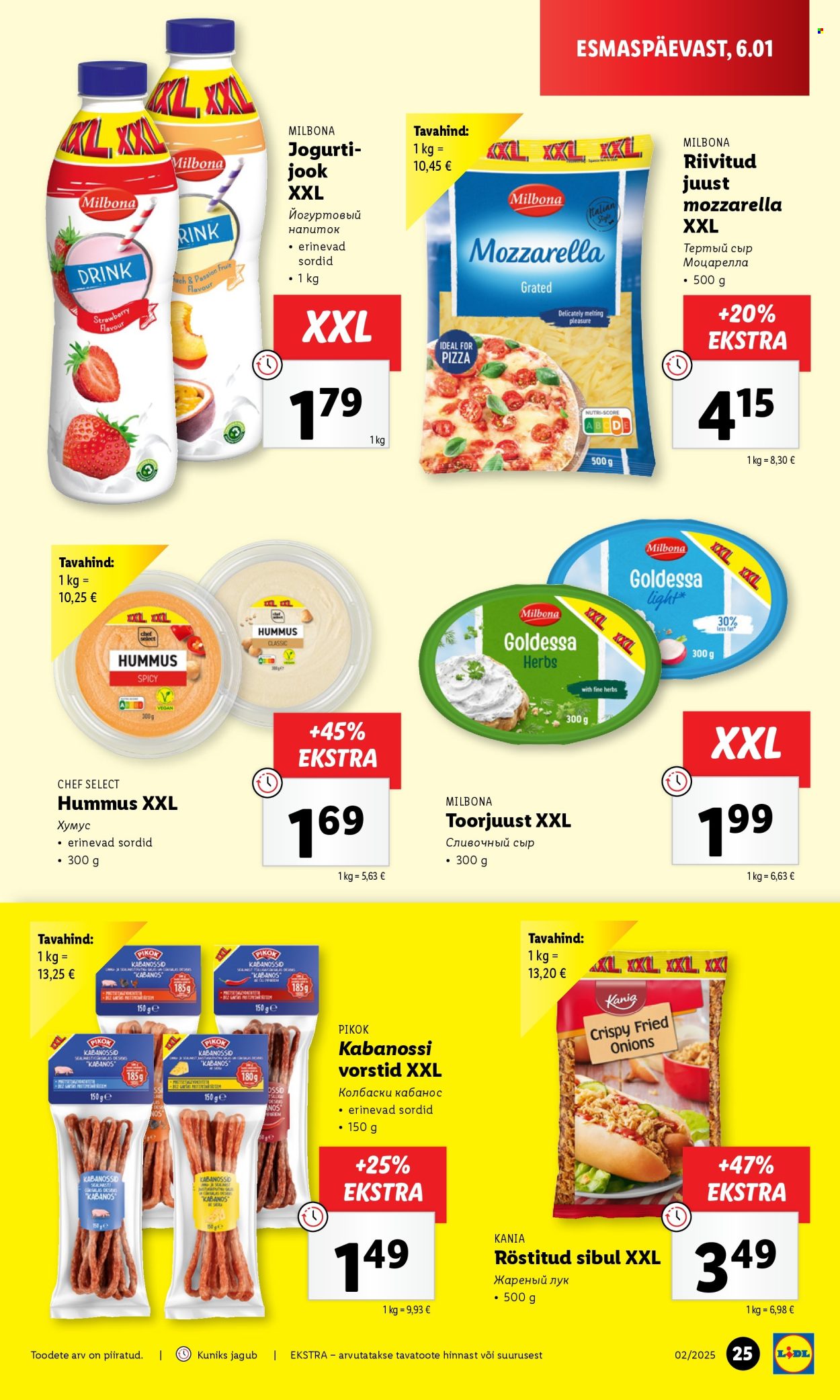 Lidl kliendileht - 06.01.2025 - 12.01.2025. Lehekülg 25