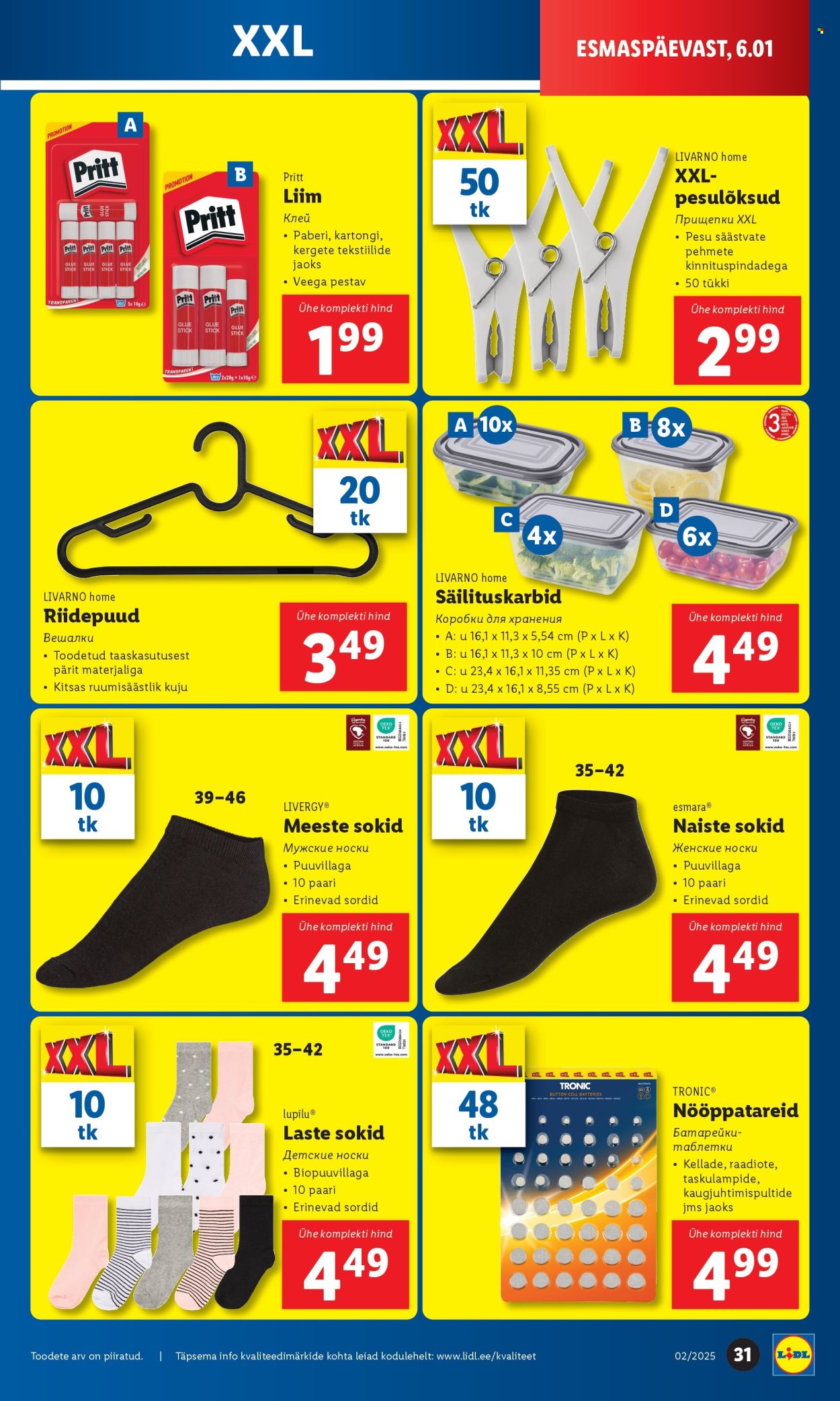 Lidl kliendileht - 06.01.2025 - 12.01.2025. Lehekülg 31
