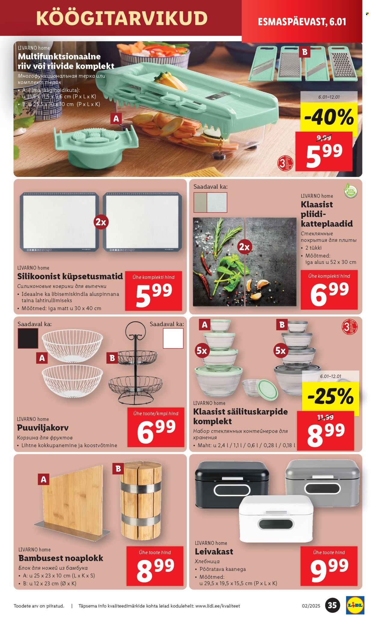 Lidl kliendileht - 06.01.2025 - 12.01.2025. Lehekülg 35