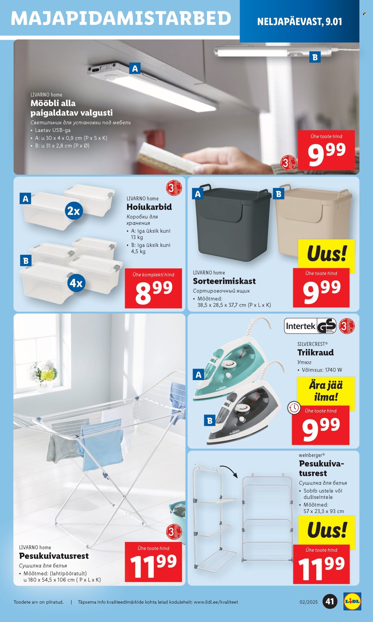 Lidl kliendileht - 06.01.2025 - 12.01.2025. Lehekülg 41