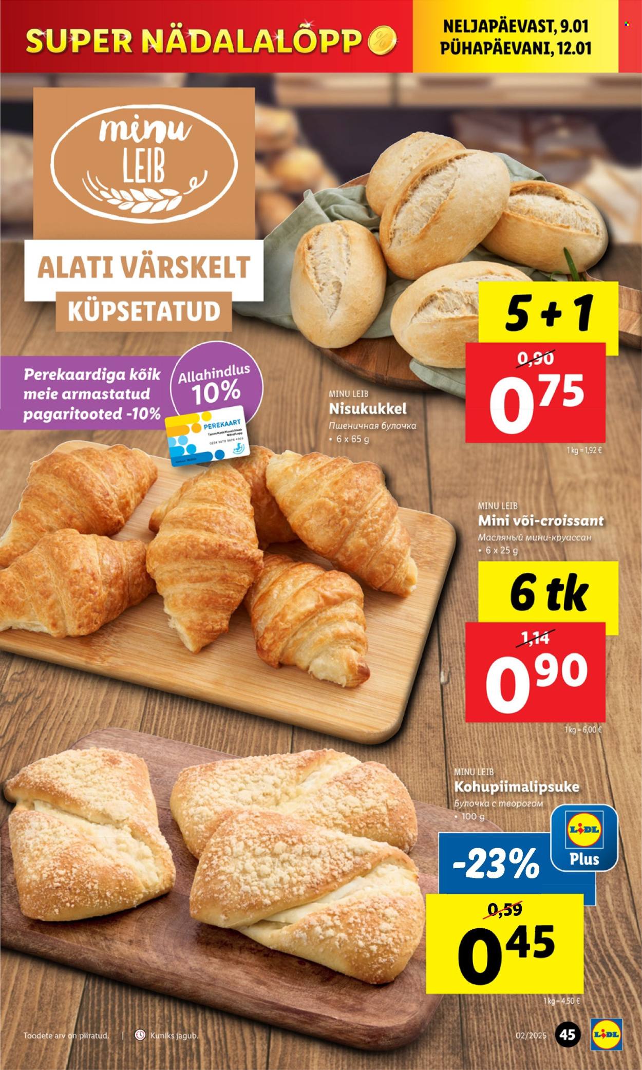 Lidl kliendileht - 06.01.2025 - 12.01.2025. Lehekülg 45
