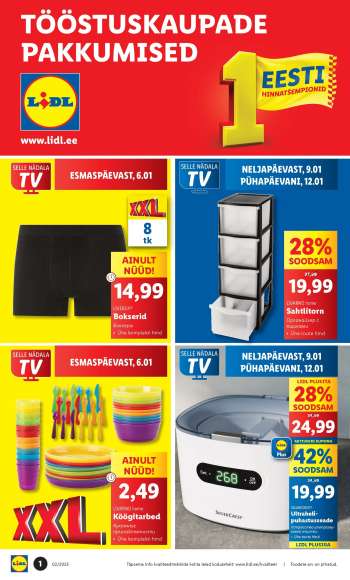 Kaupluse Lidl kliendileht - 06.01.2025 - 12.01.2025.