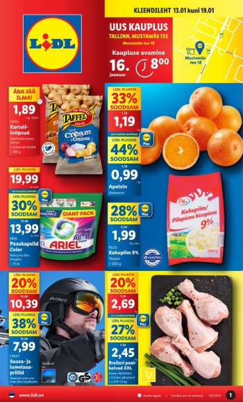 Kaupluse Lidl kliendileht - 13.01.2025 - 19.01.2025.