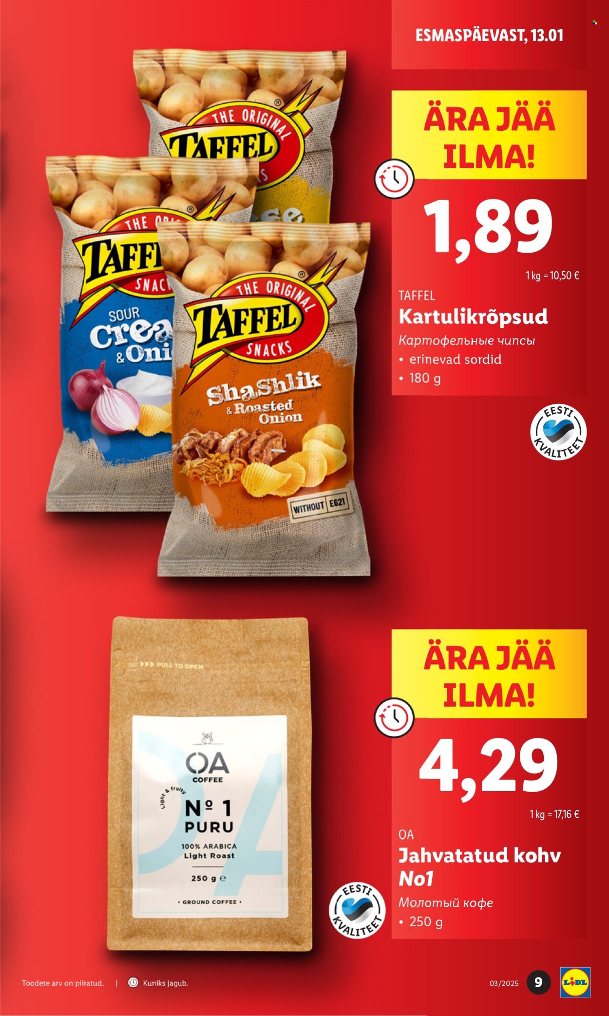 Lidl kliendileht - 13.01.2025 - 19.01.2025. Lehekülg 9