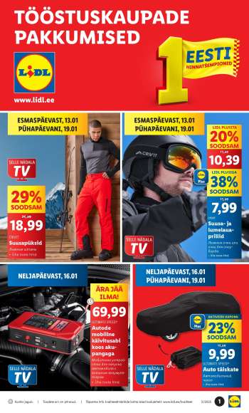 Kaupluse Lidl kliendileht - 13.01.2025 - 19.01.2025.