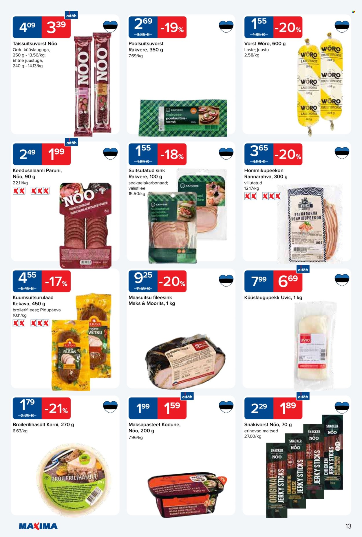Maxima kliendileht - 14.01.2025 - 20.01.2025. Lehekülg 13