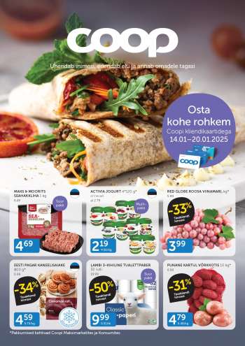 Kaupluse Coop kliendileht - 14.01.2025 - 20.01.2025.