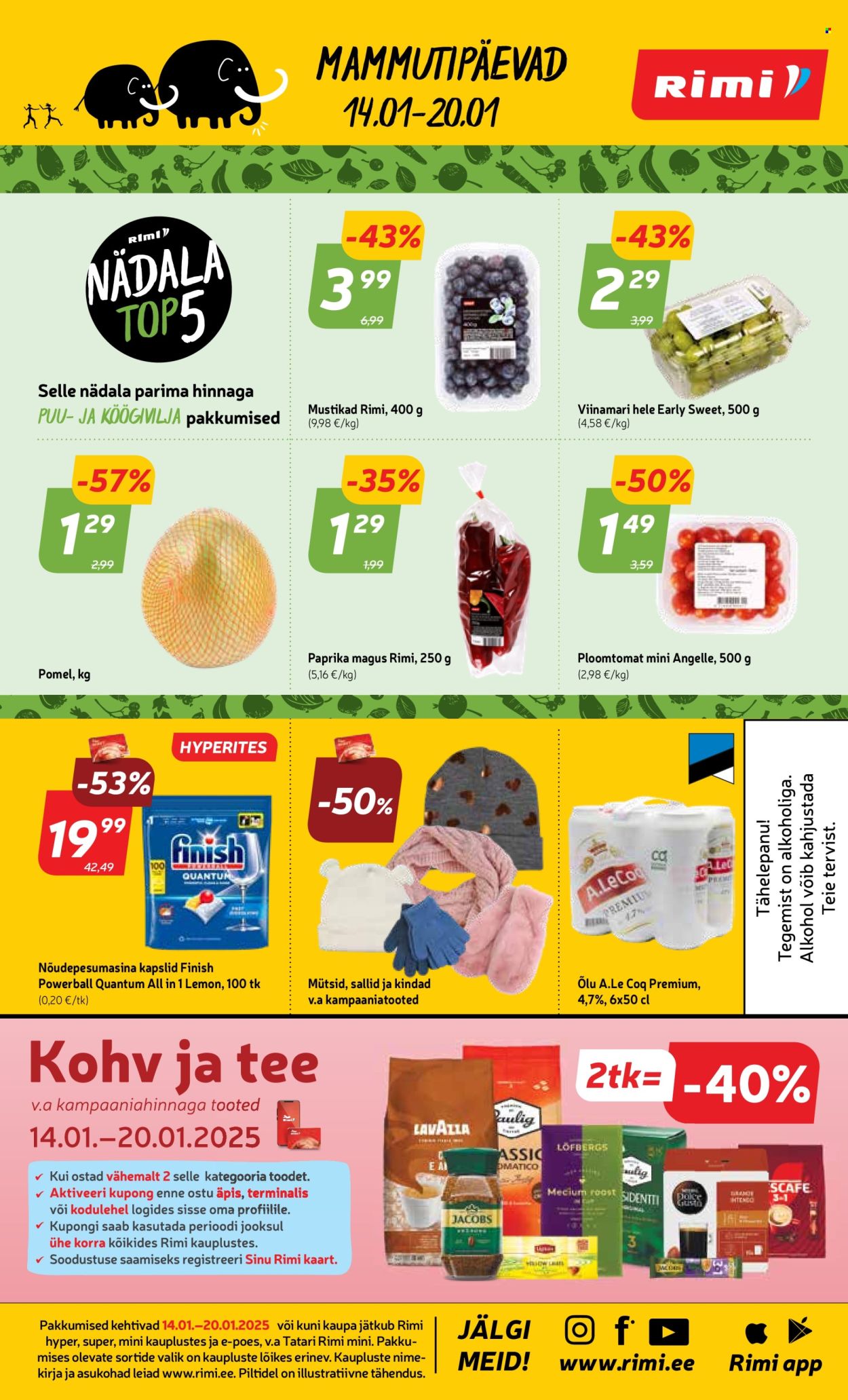 Rimi kliendileht - 14.01.2025 - 20.01.2025. Lehekülg 16