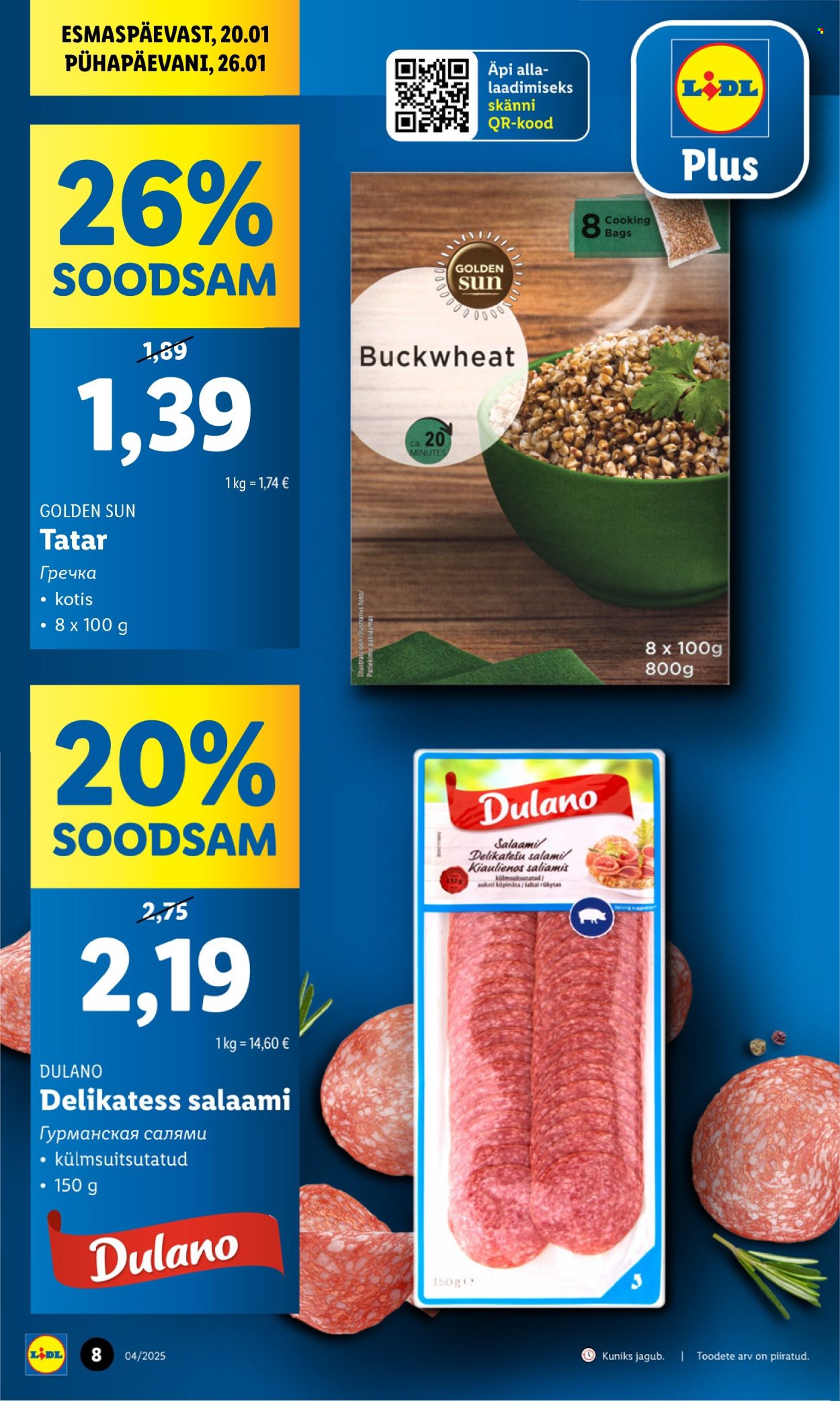 Lidl kliendileht - 20.01.2025 - 26.01.2025. Lehekülg 8