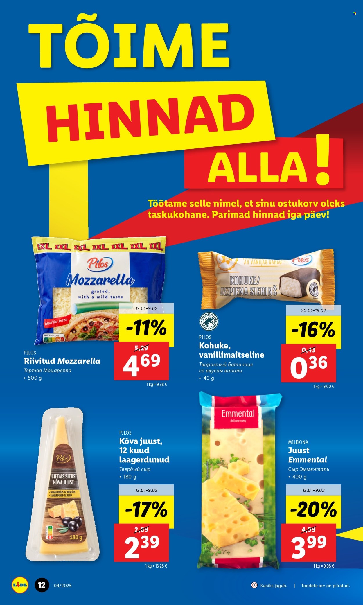Lidl kliendileht - 20.01.2025 - 26.01.2025. Lehekülg 12