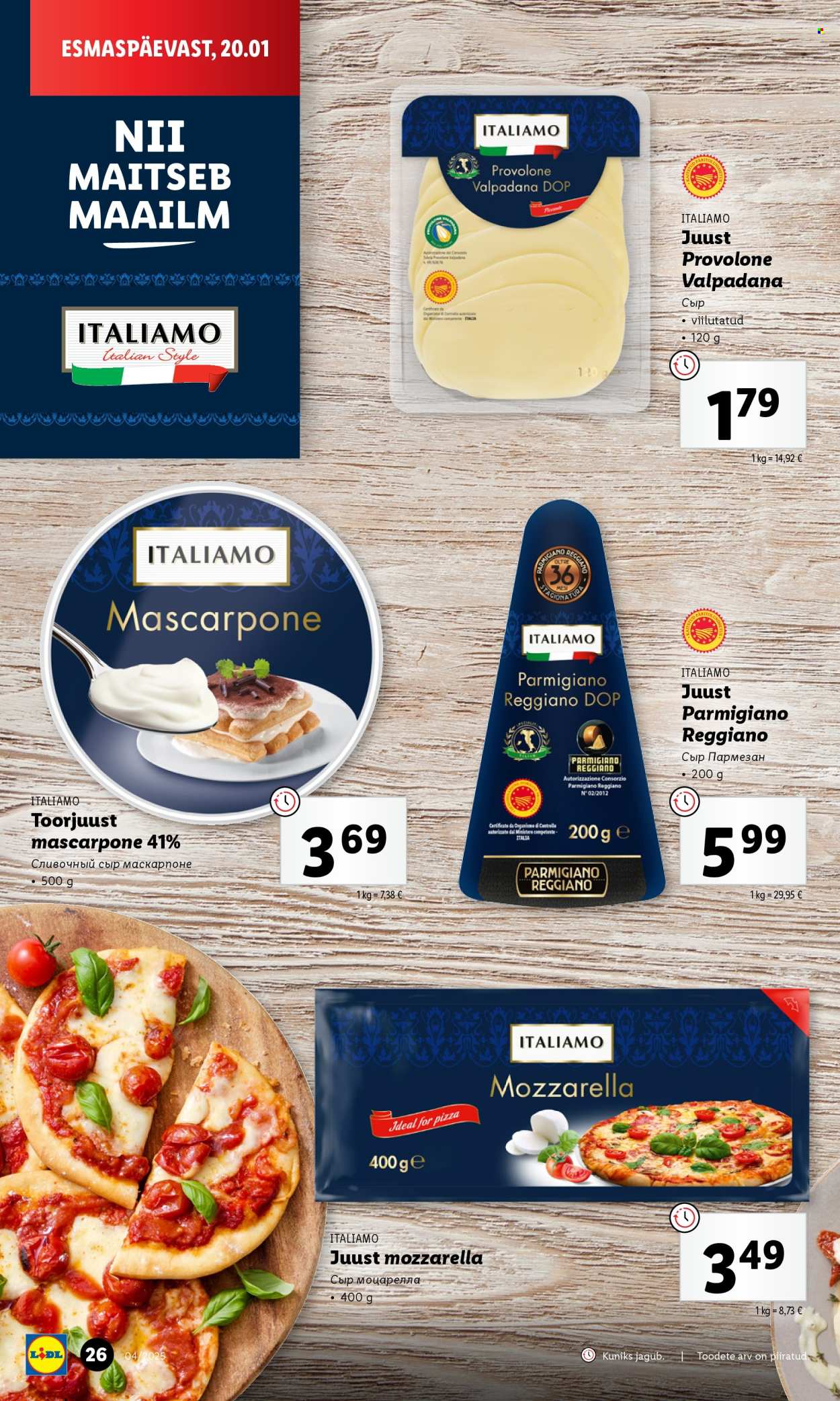 Lidl kliendileht - 20.01.2025 - 26.01.2025. Lehekülg 26