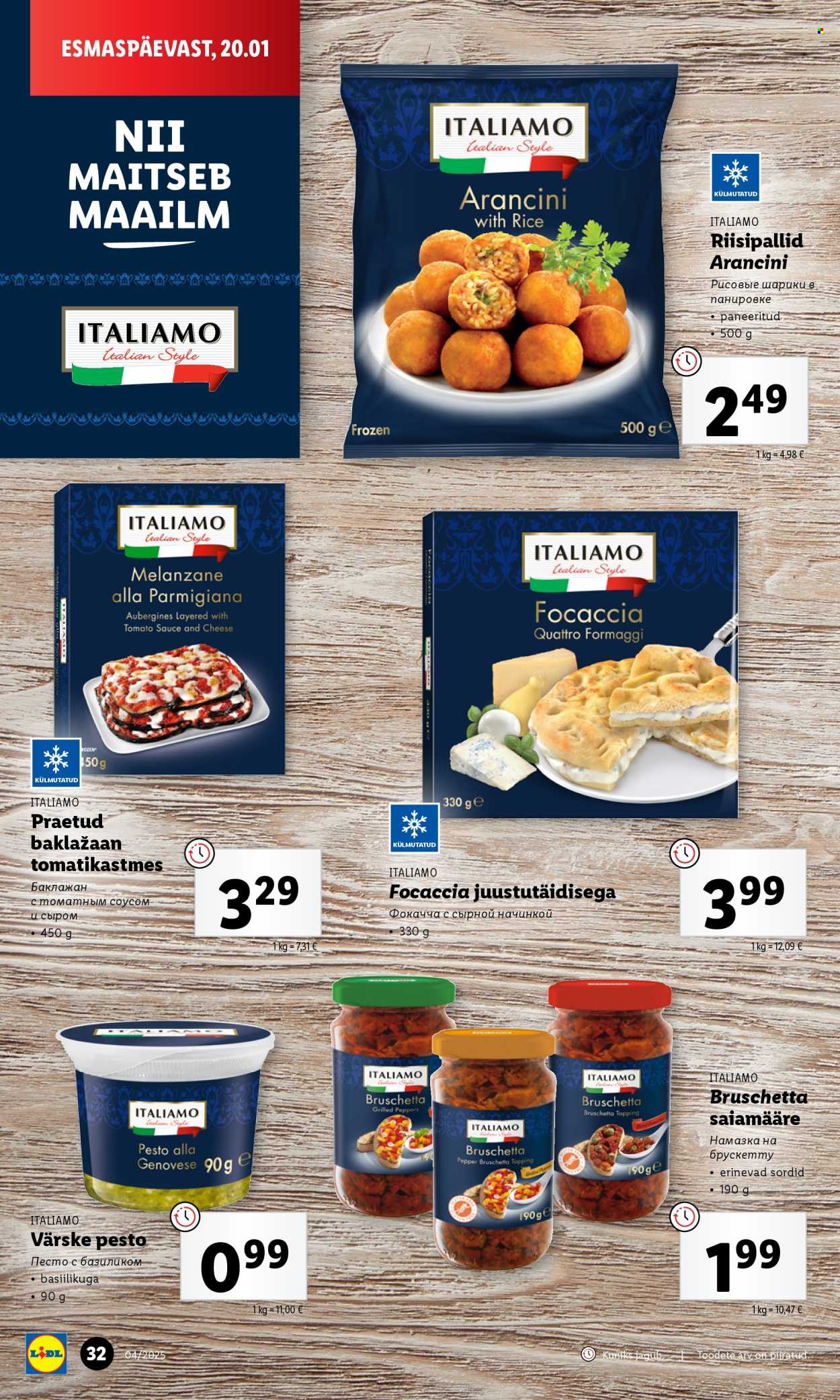Lidl kliendileht - 20.01.2025 - 26.01.2025. Lehekülg 32