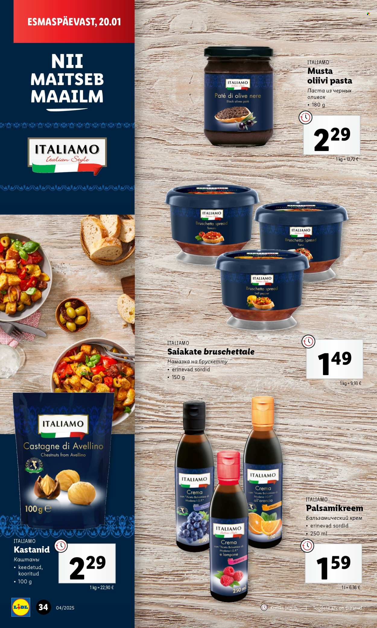 Lidl kliendileht - 20.01.2025 - 26.01.2025. Lehekülg 34