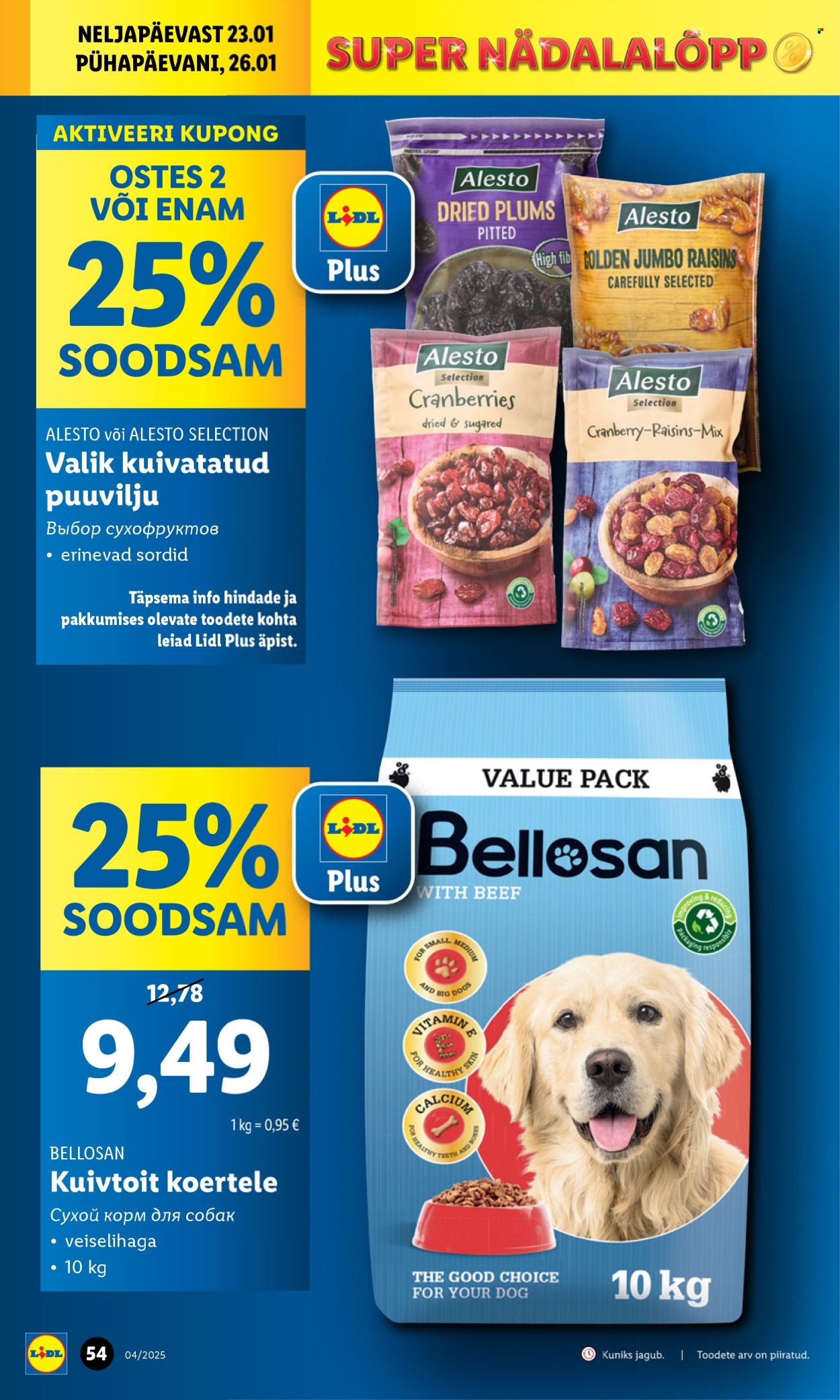 Lidl kliendileht - 20.01.2025 - 26.01.2025. Lehekülg 54