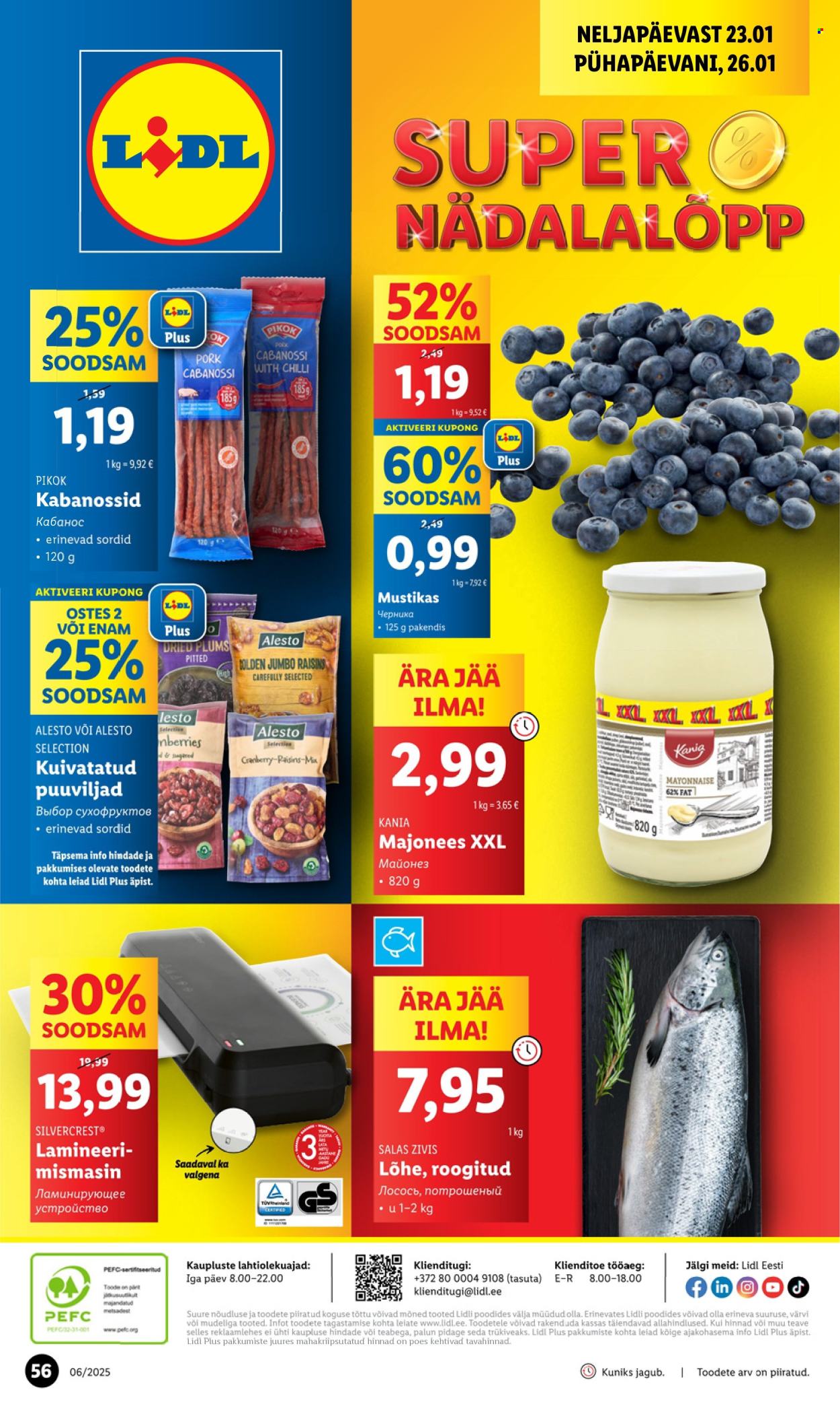Lidl kliendileht - 20.01.2025 - 26.01.2025. Lehekülg 56