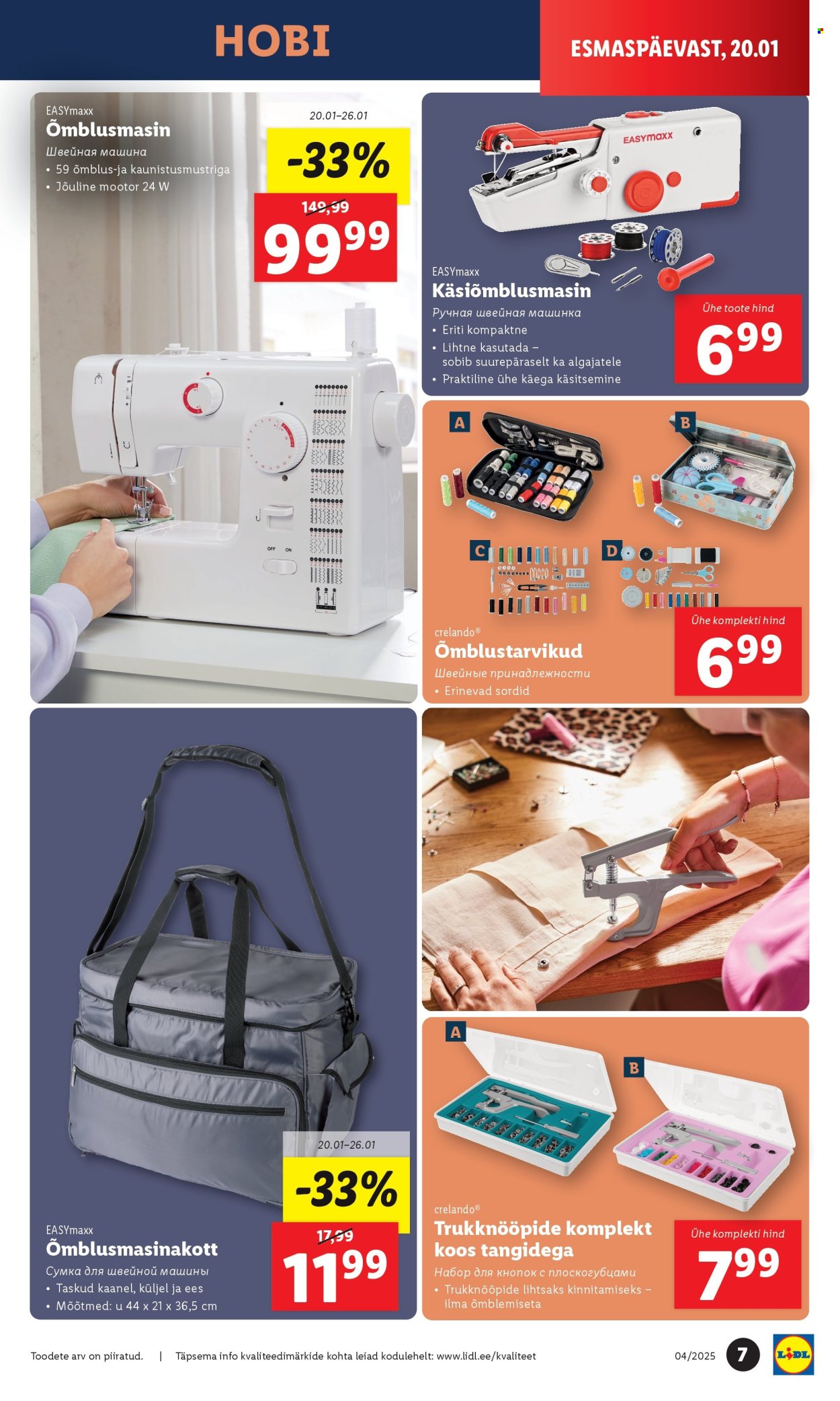 Lidl kliendileht - 20.01.2025 - 26.01.2025. Lehekülg 7